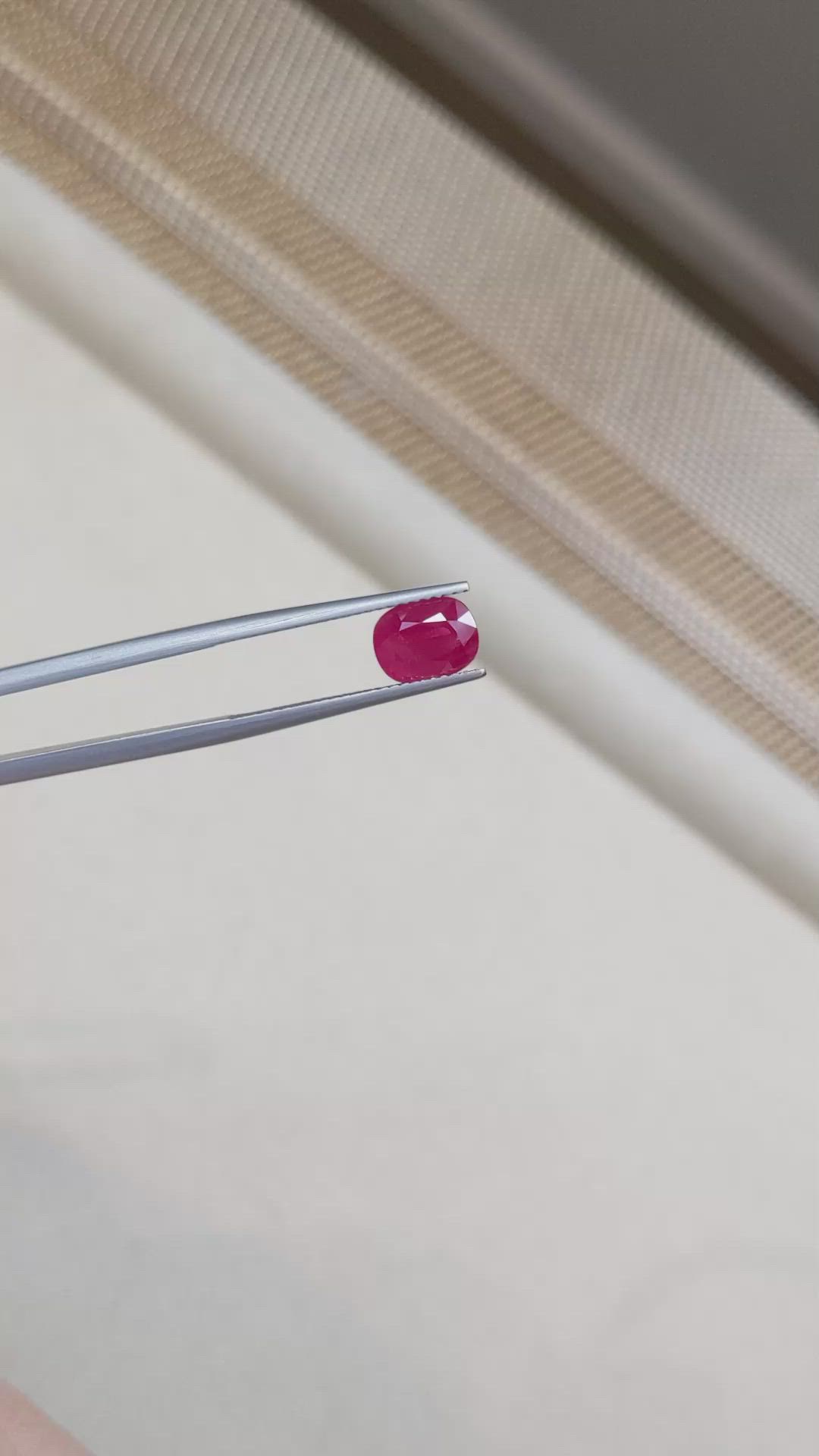 2.22 Ct. Ruby from Burma (Myanmar) Size Video