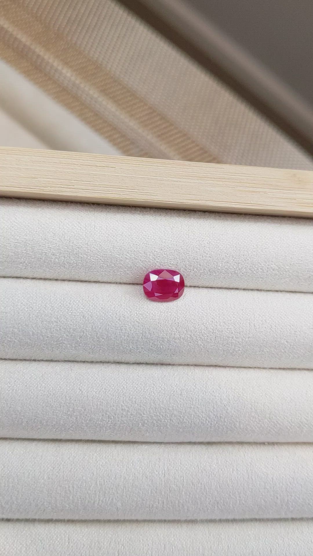 2.22 Ct. Ruby from Burma (Myanmar) Size Video
