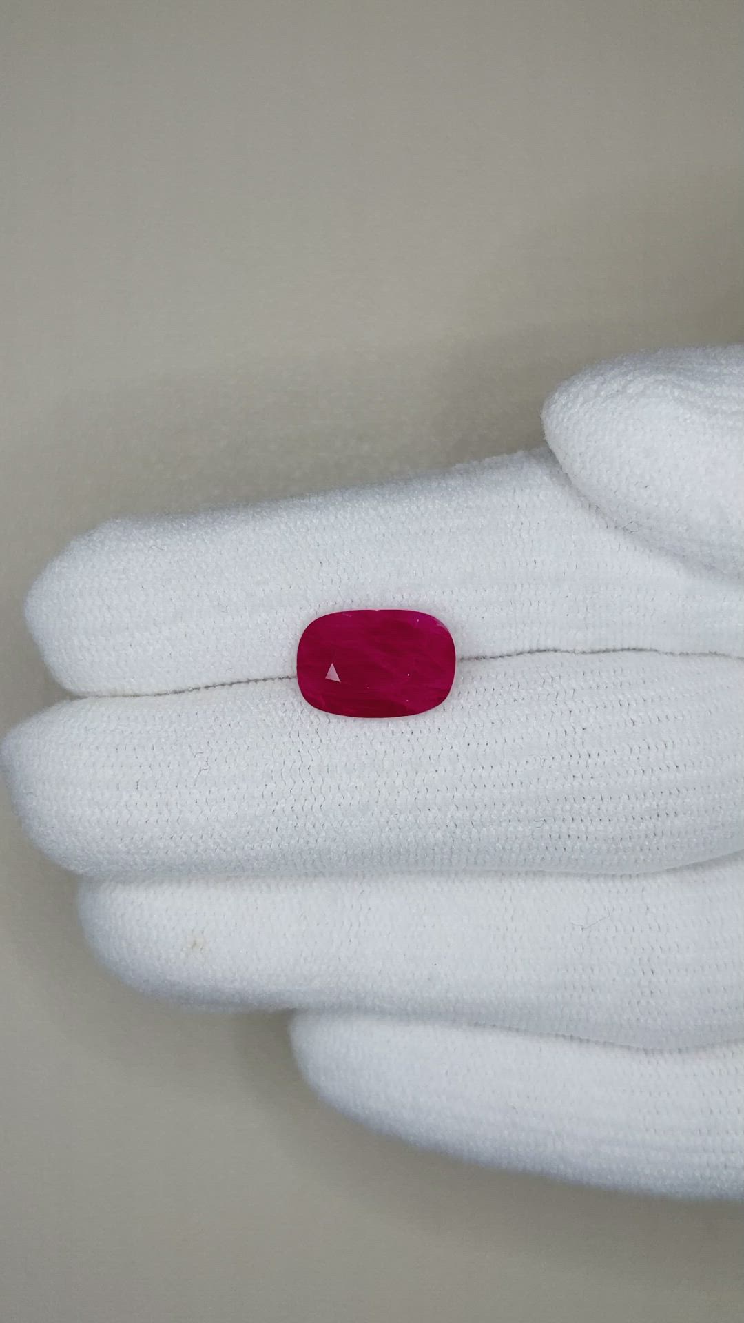 4.14 Ct. Ruby from Burma (Myanmar) Size Video