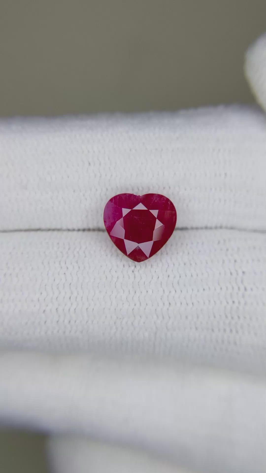 2.18 Ct. Ruby from Burma (Myanmar) Size Video