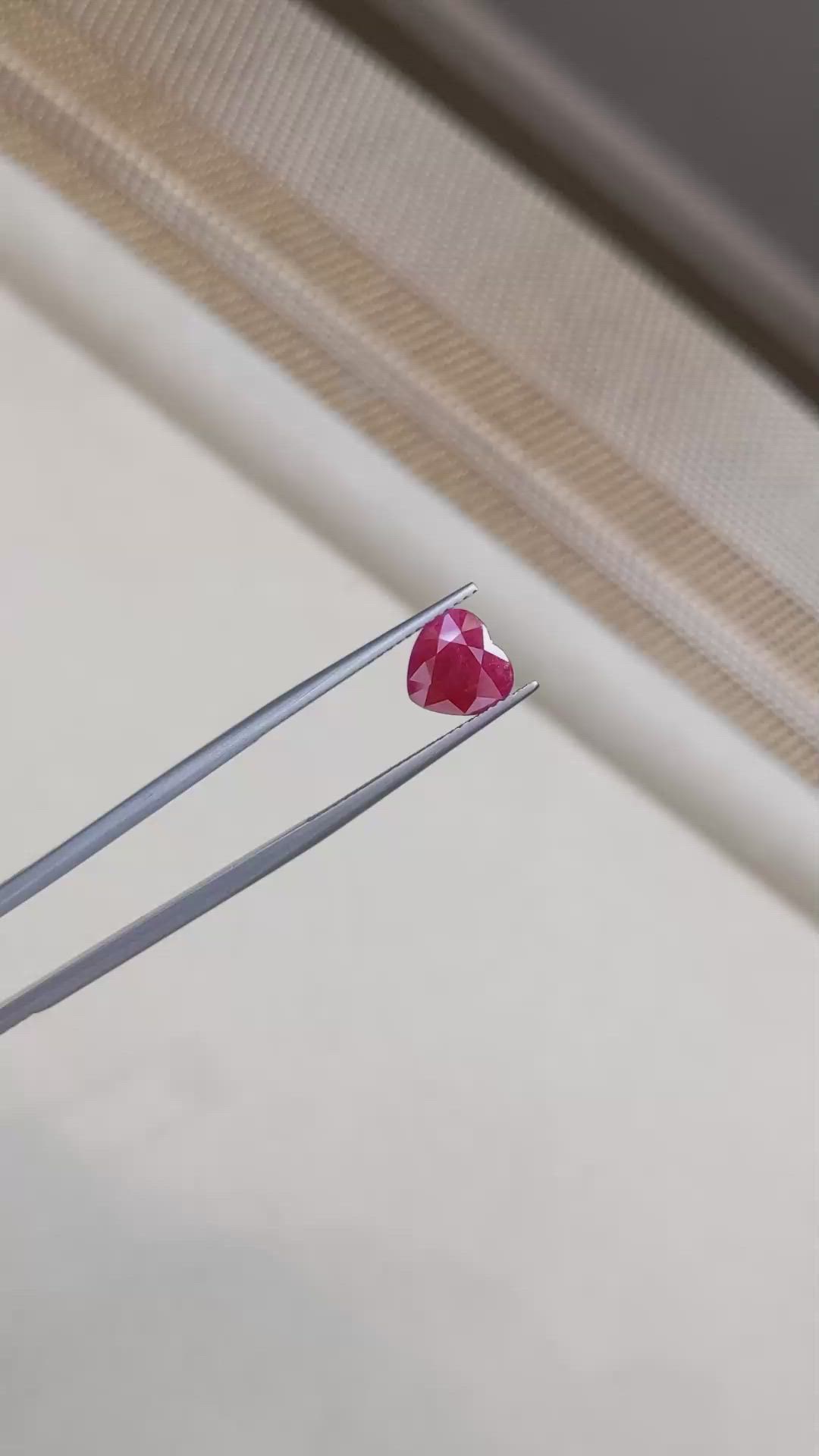 2.18 Ct. Ruby from Burma (Myanmar) Size Video