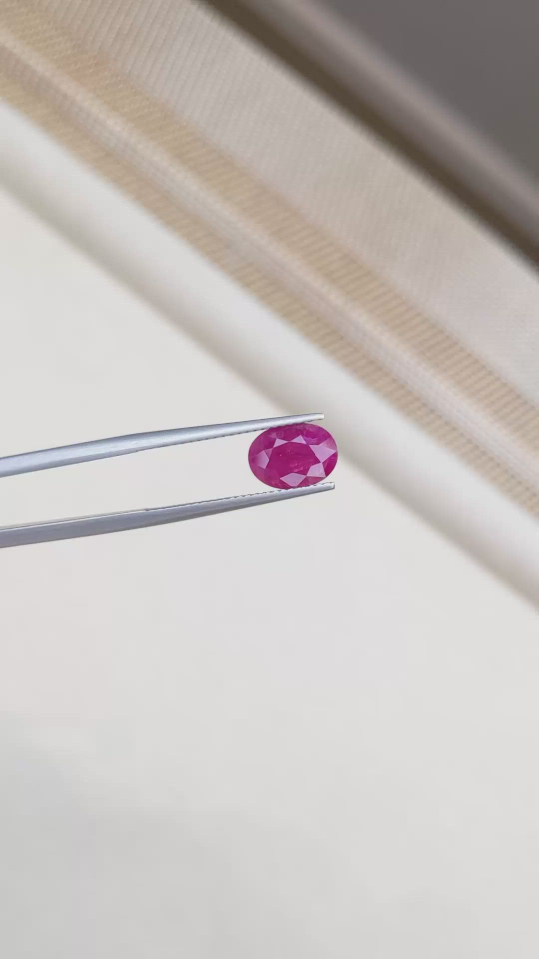 2.08 Ct. Ruby from Burma (Myanmar) Size Video
