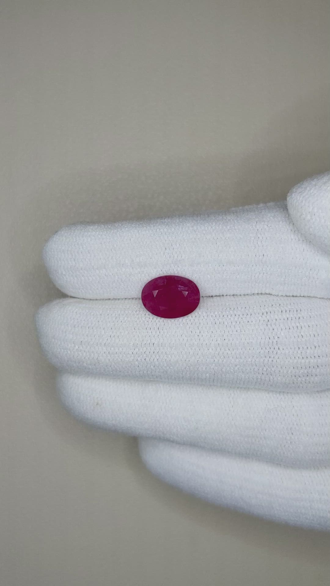 2.08 Ct. Ruby from Burma (Myanmar) Size Video