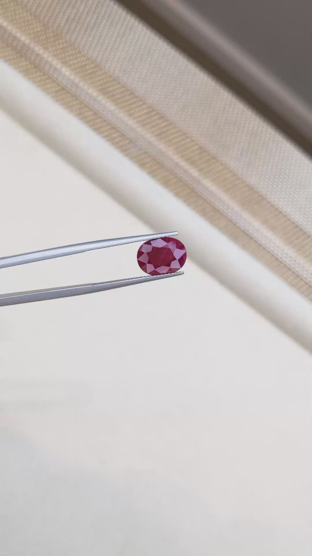 4.02 Ct. Ruby from Thailand Size Video