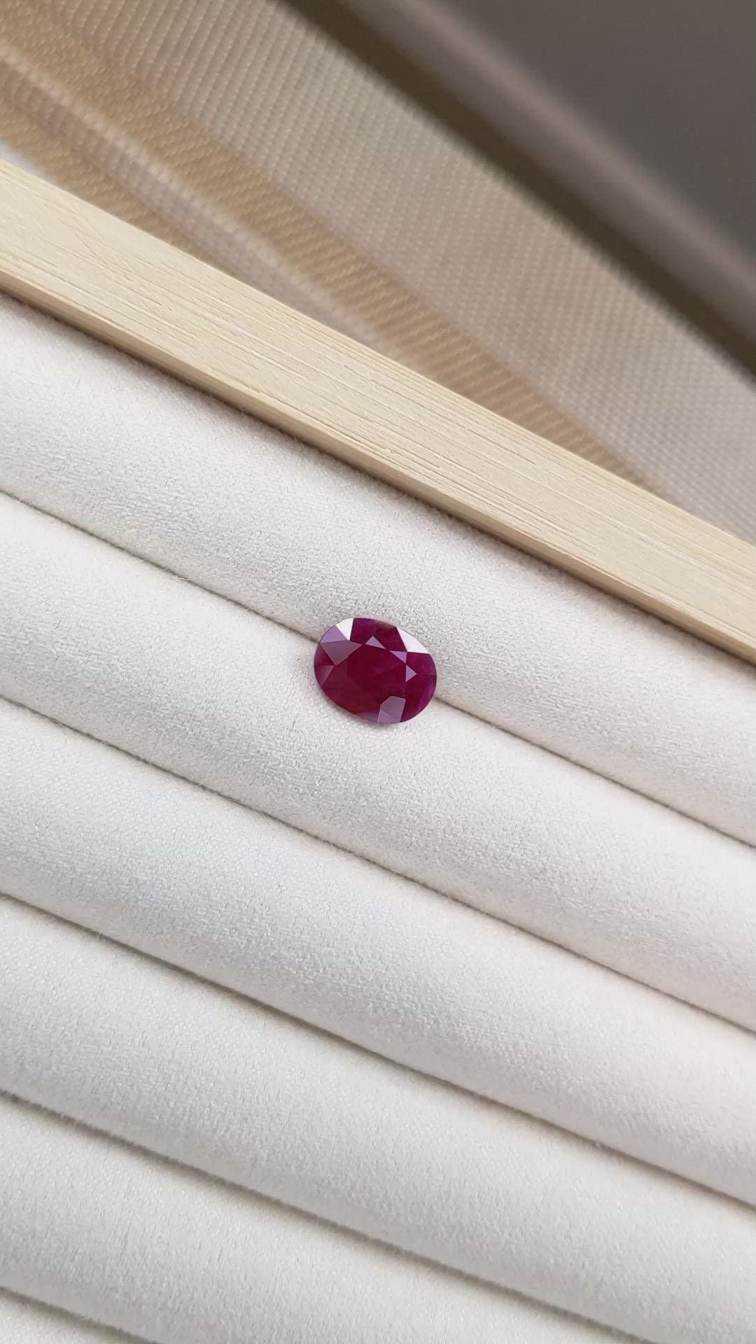 4.02 Ct. Ruby from Thailand Size Video
