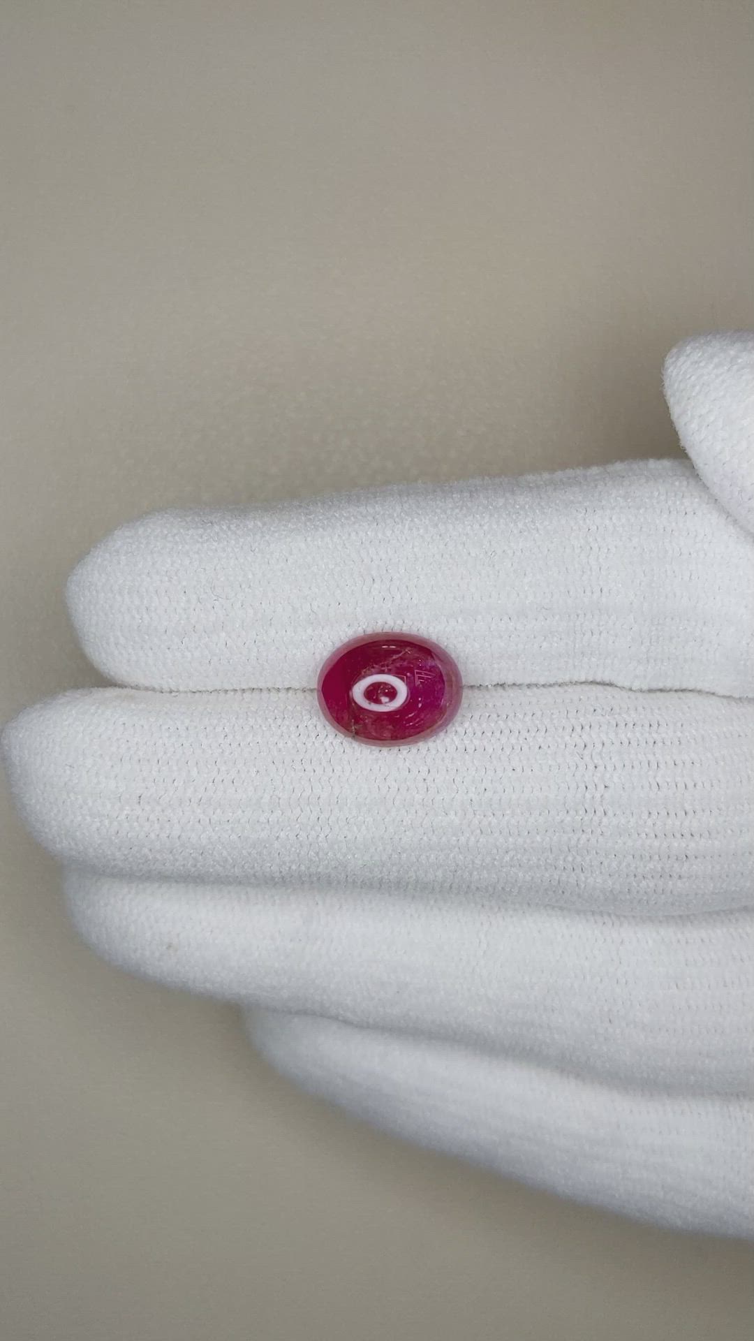 3.10 Ct. Cabochon Ruby from Burma (Myanmar) Size Video