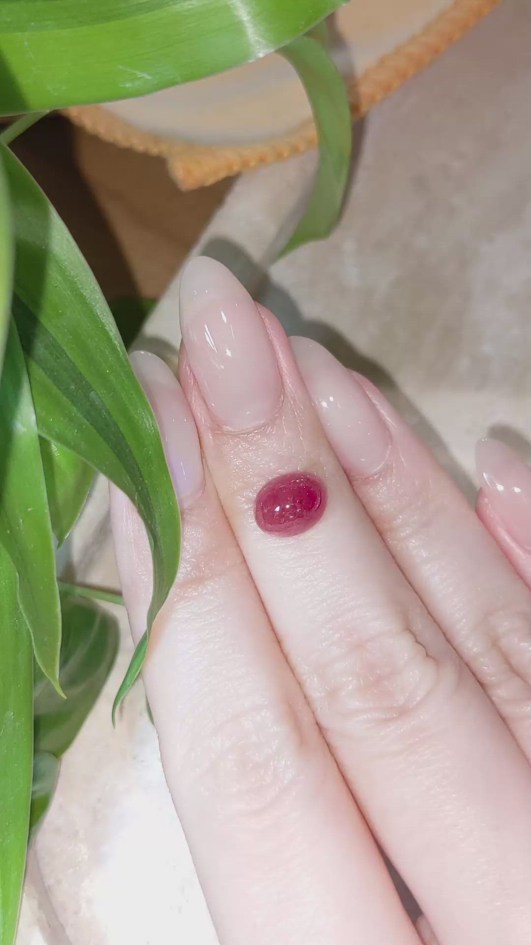 3.10 Ct. Cabochon Ruby from Burma (Myanmar) Size Video