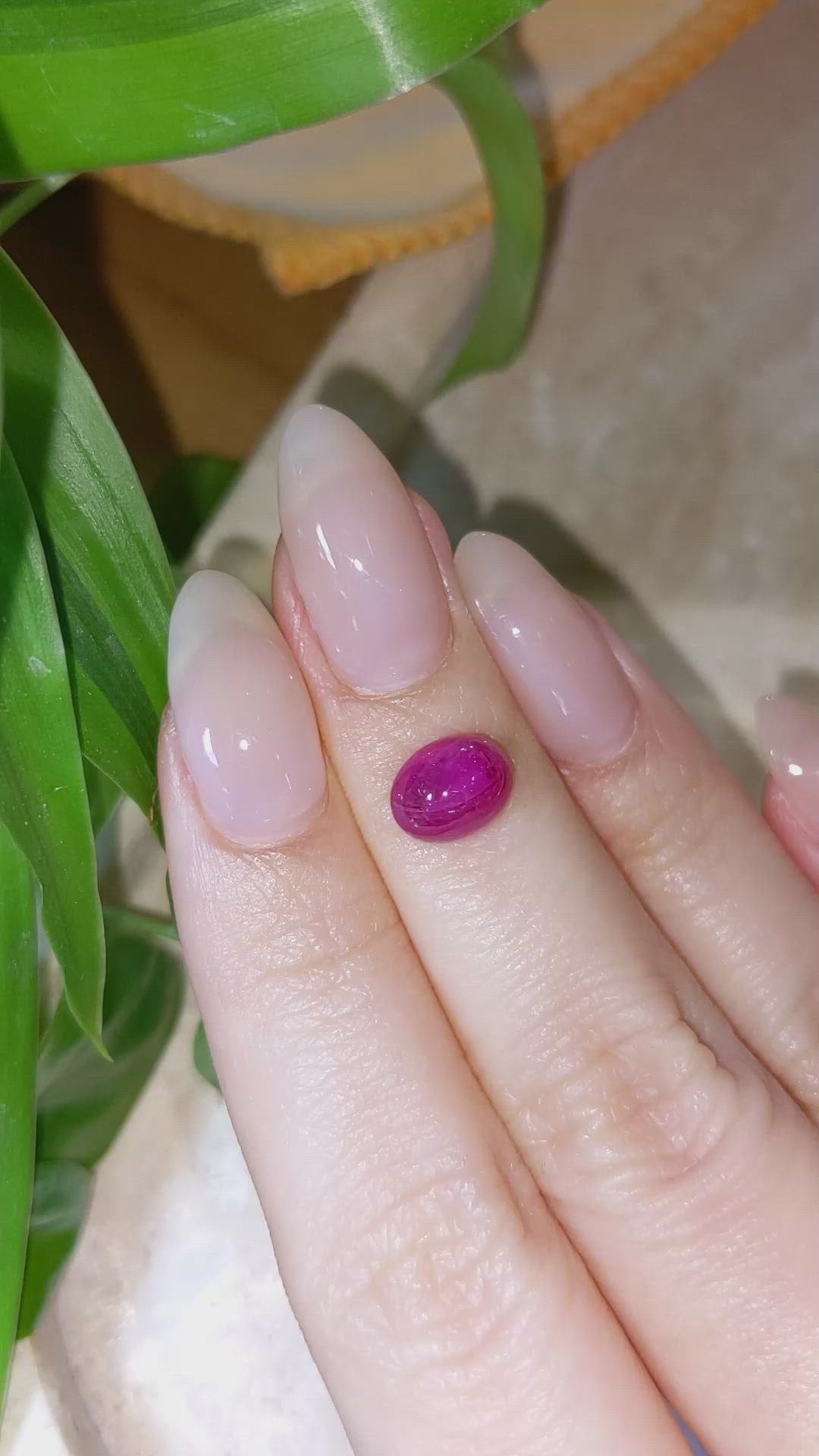 3.11 Ct. Cabochon Ruby from Burma (Myanmar) Size Video