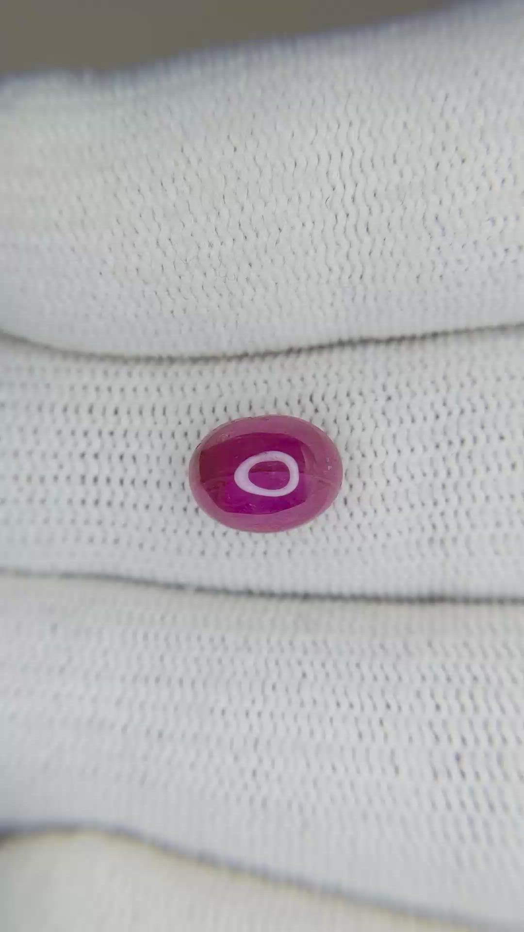 3.11 Ct. Cabochon Ruby from Burma (Myanmar) Size Video