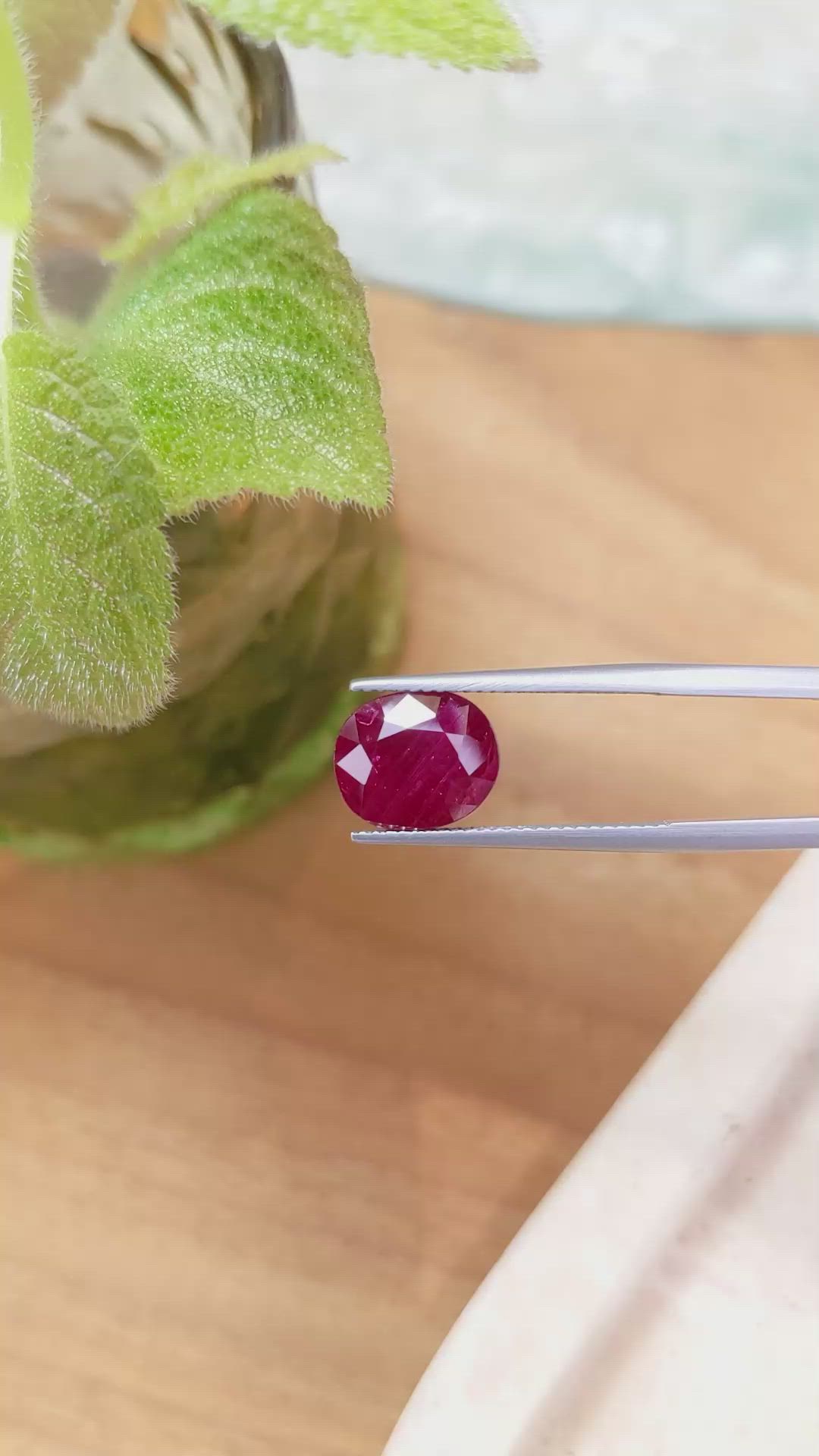 5.14 Ct. Ruby from Mozambique Size Video