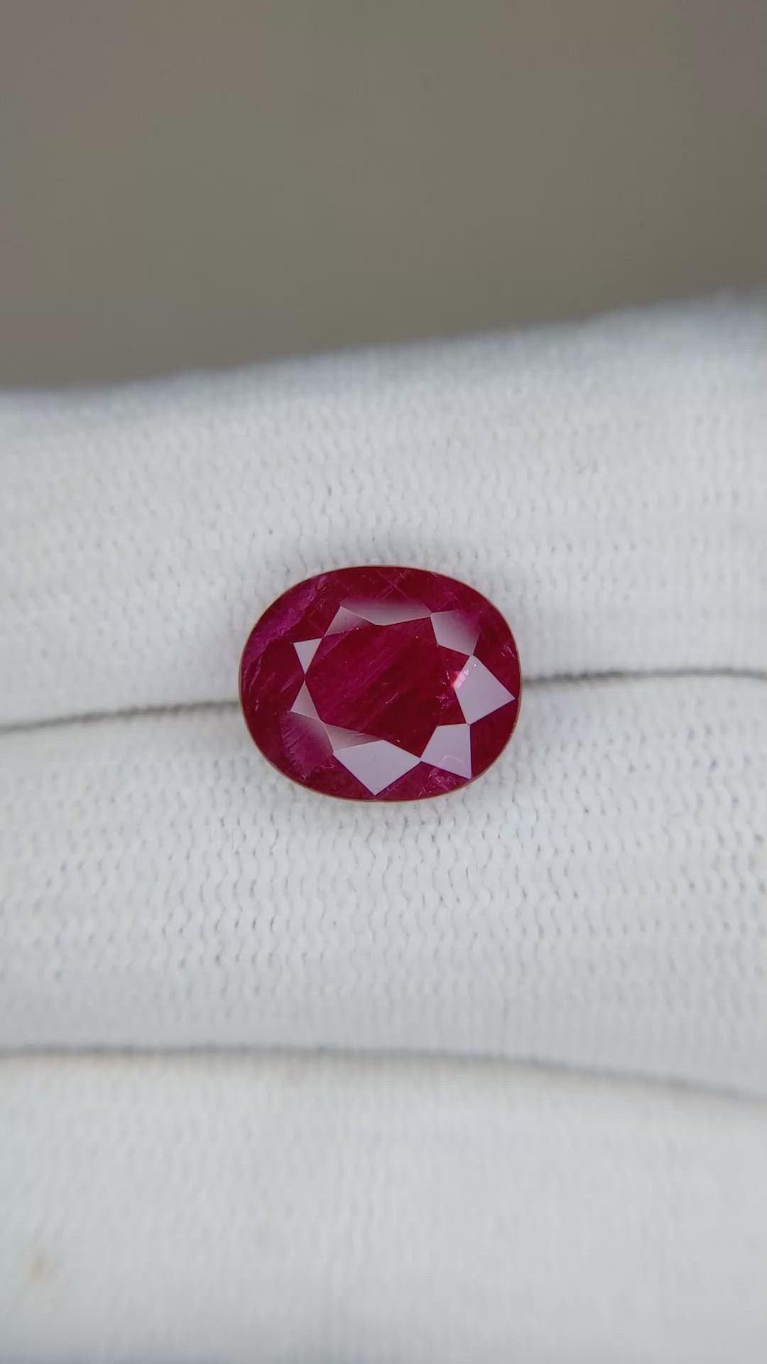 5.14 Ct. Ruby from Mozambique Size Video