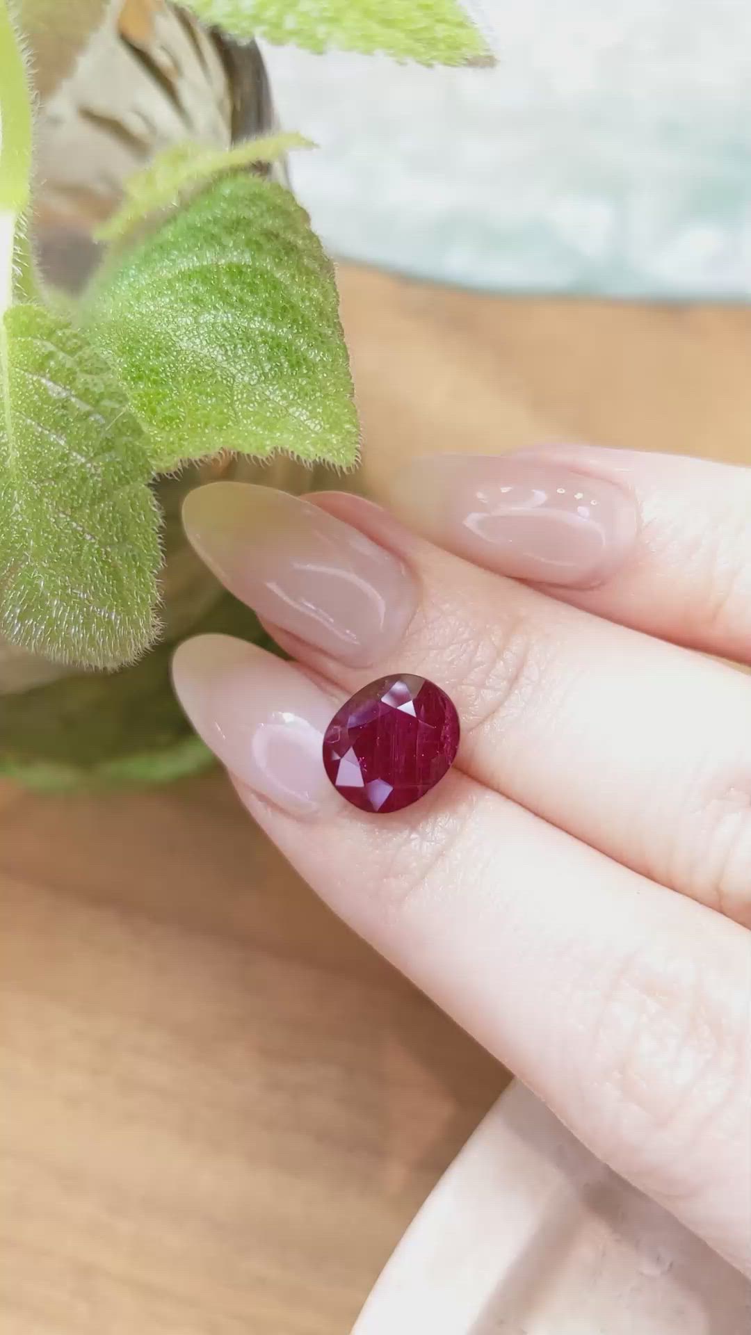 5.14 Ct. Ruby from Mozambique Size Video