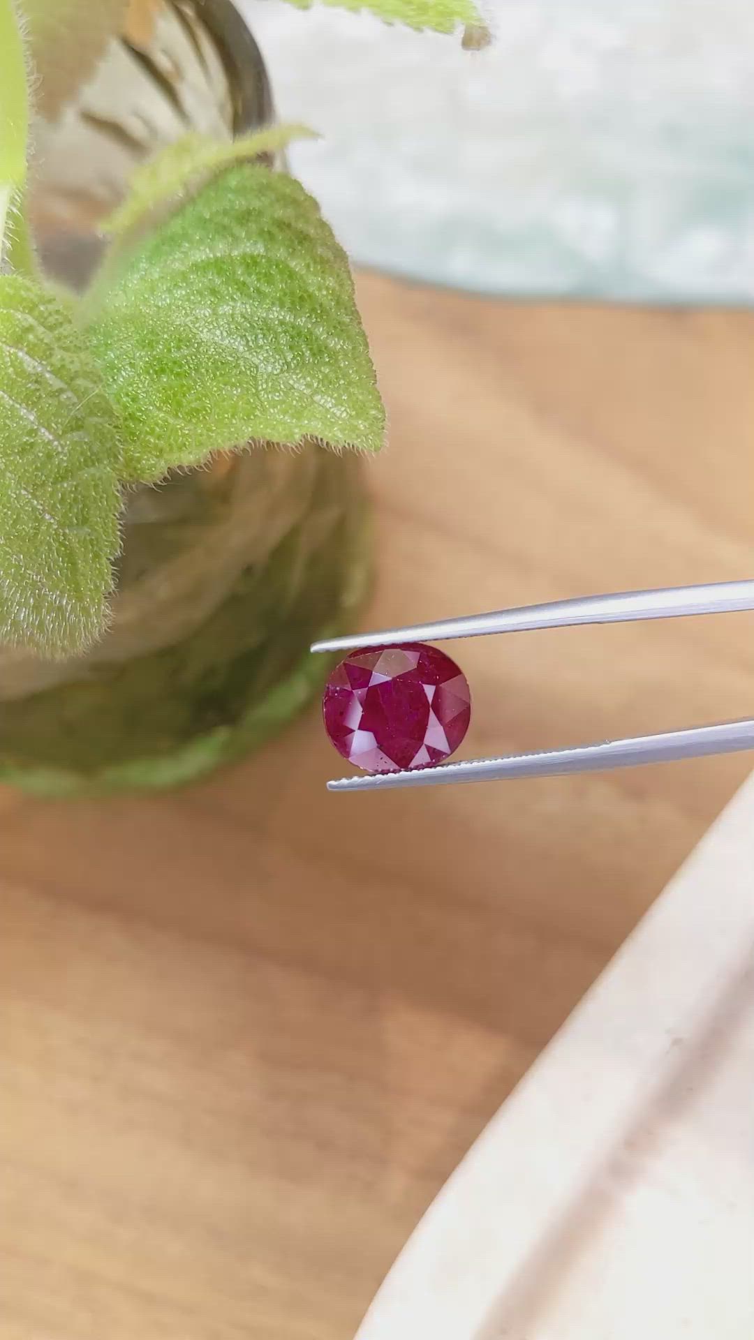 5.92 Ct. Ruby from Mozambique Size Video