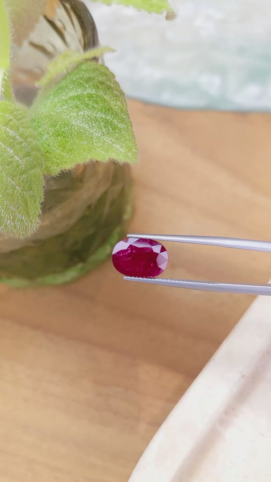 4.79 Ct. Ruby from Mozambique Size Video