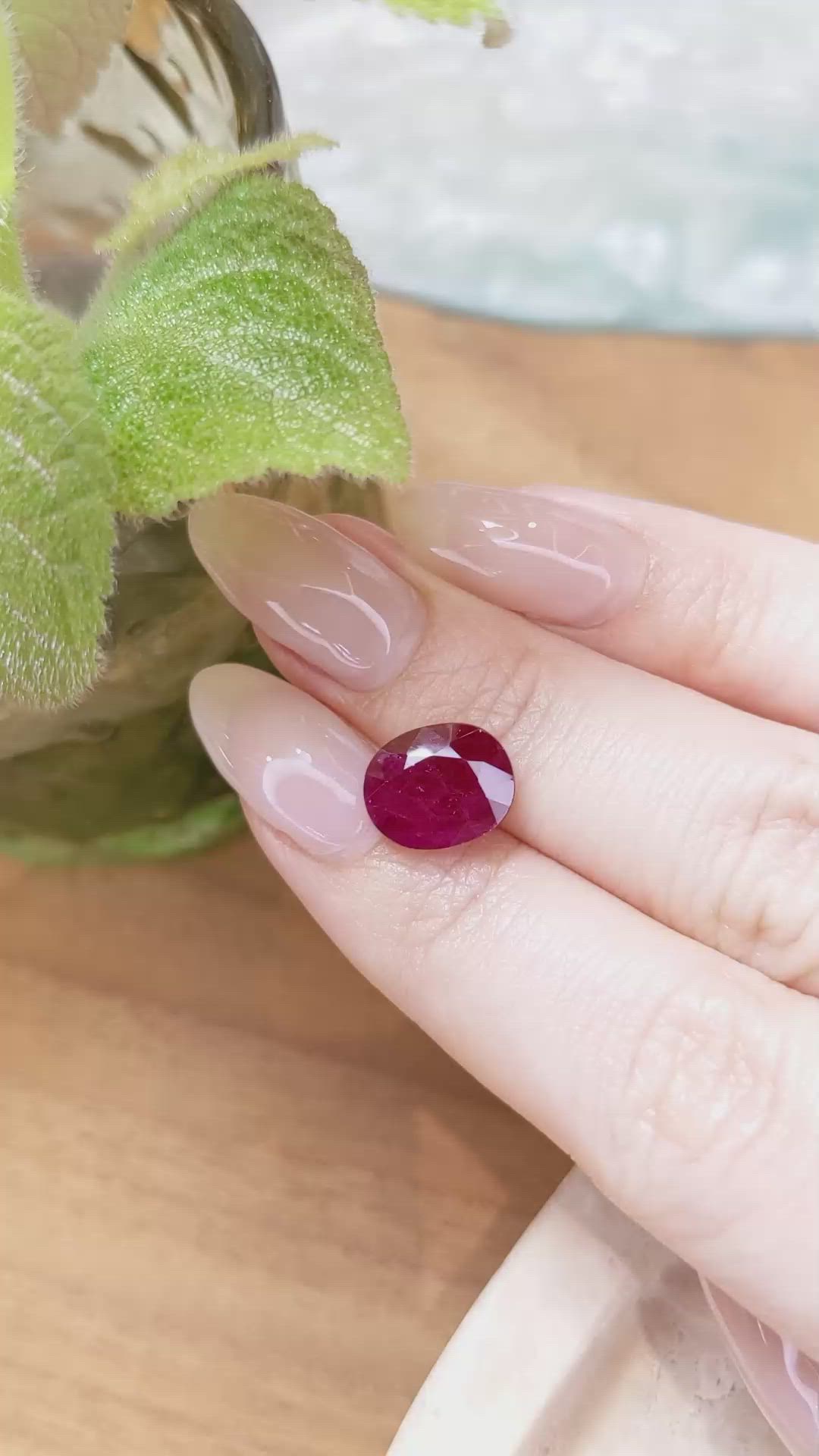 4.99 Ct. Ruby from Mozambique Size Video