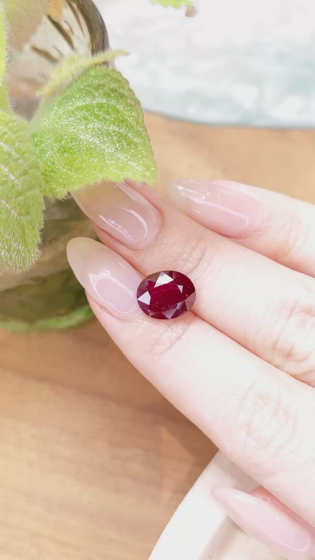 4.53 Ct. Ruby from Mozambique Size Video