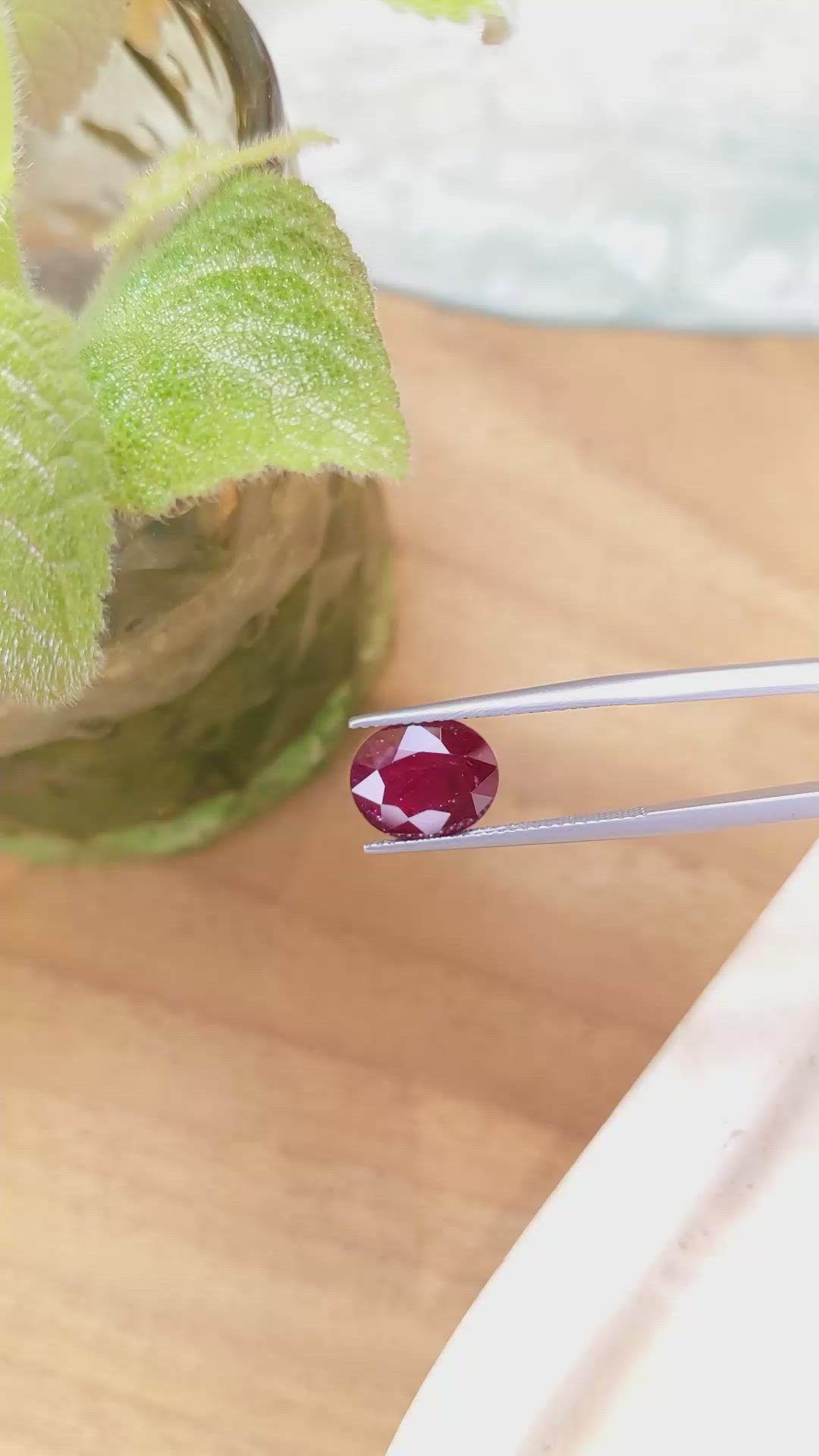 4.53 Ct. Ruby from Mozambique Size Video
