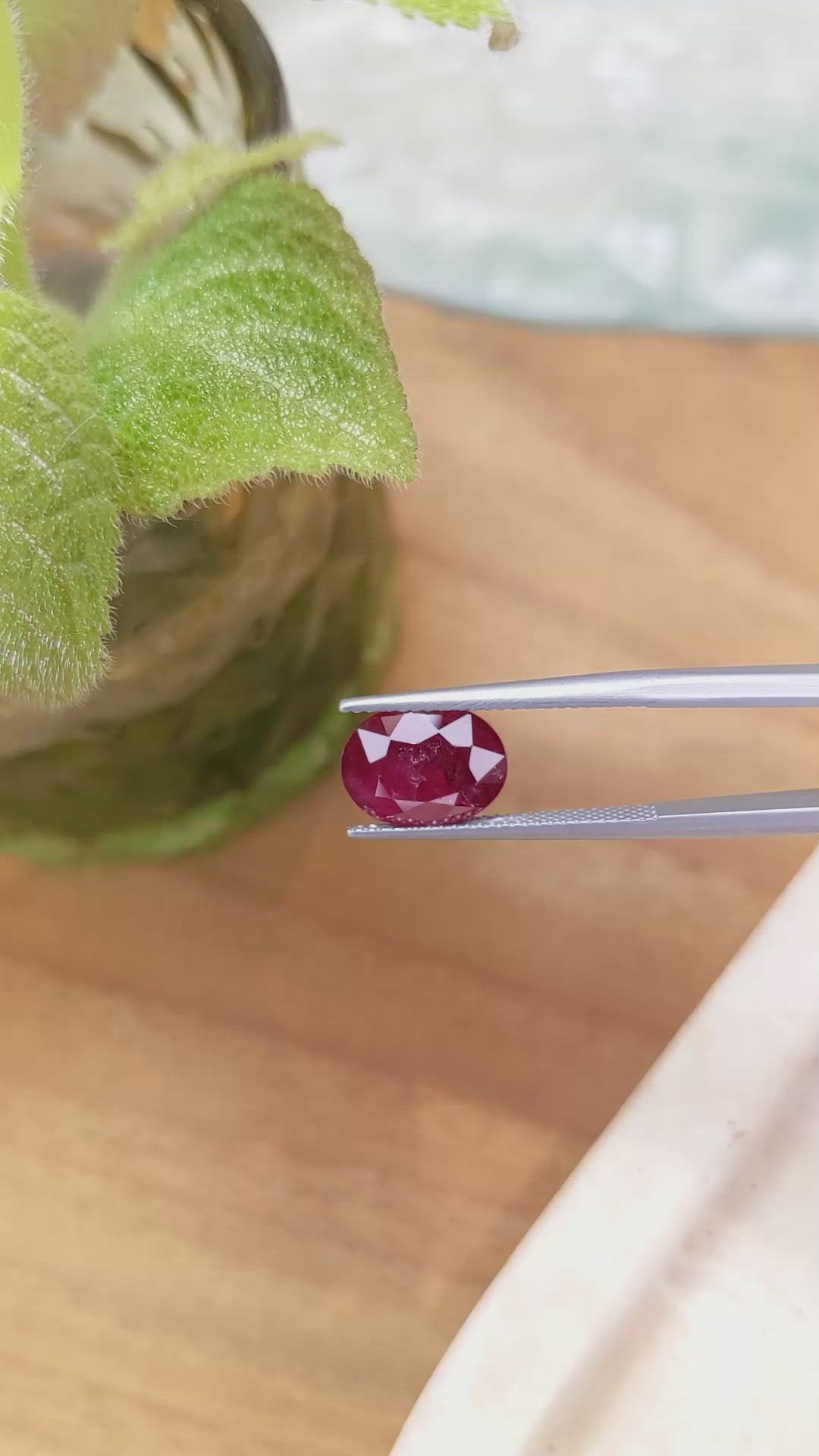4.25 Ct. Ruby from Mozambique Size Video