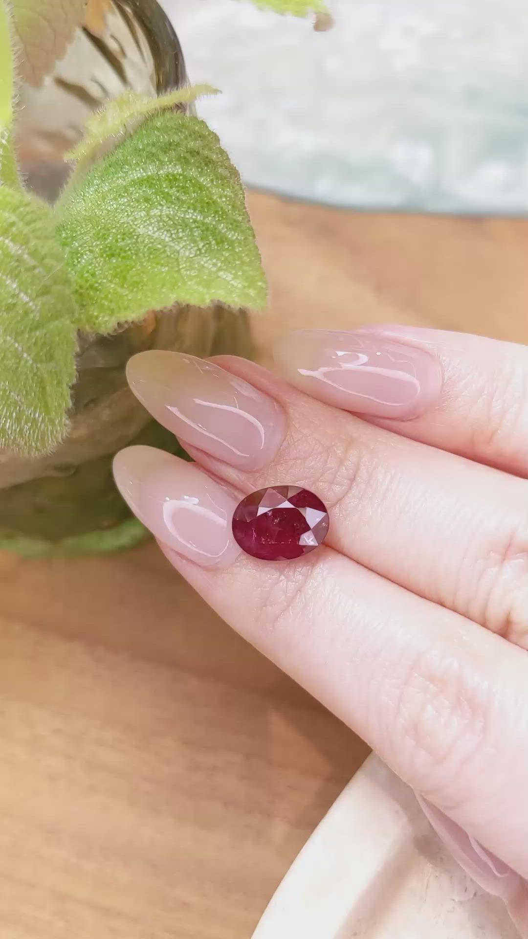 4.25 Ct. Ruby from Mozambique Size Video