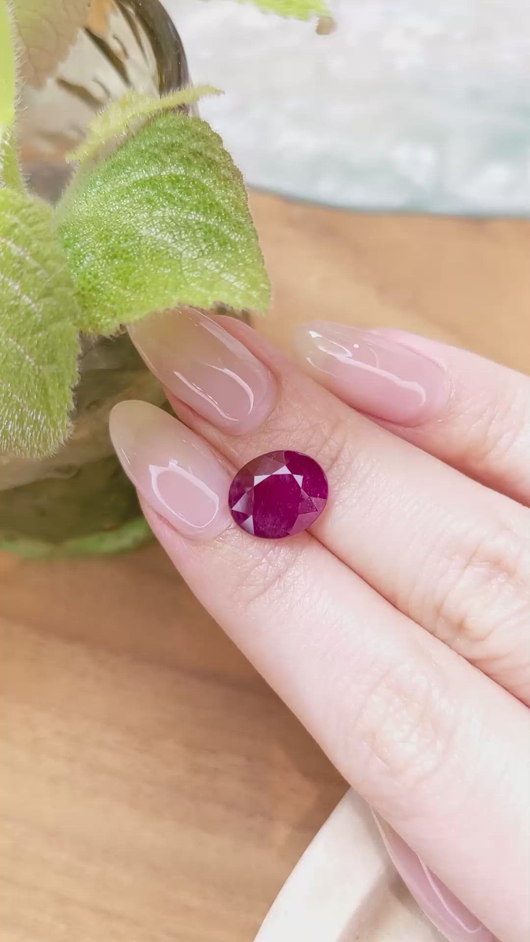 5.09 Ct. Ruby from Mozambique Size Video