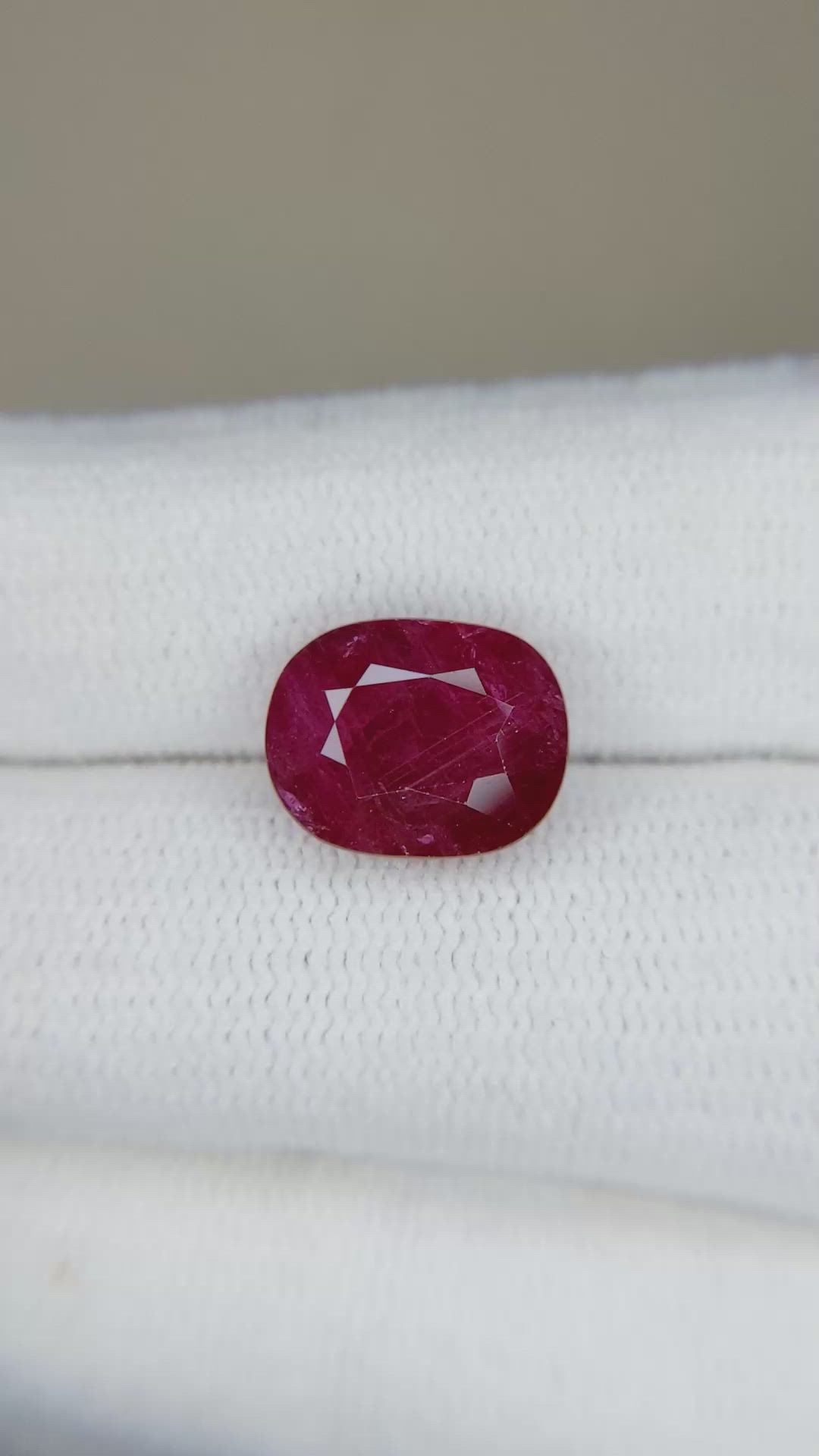 5.44 Ct. Ruby from Mozambique Size Video
