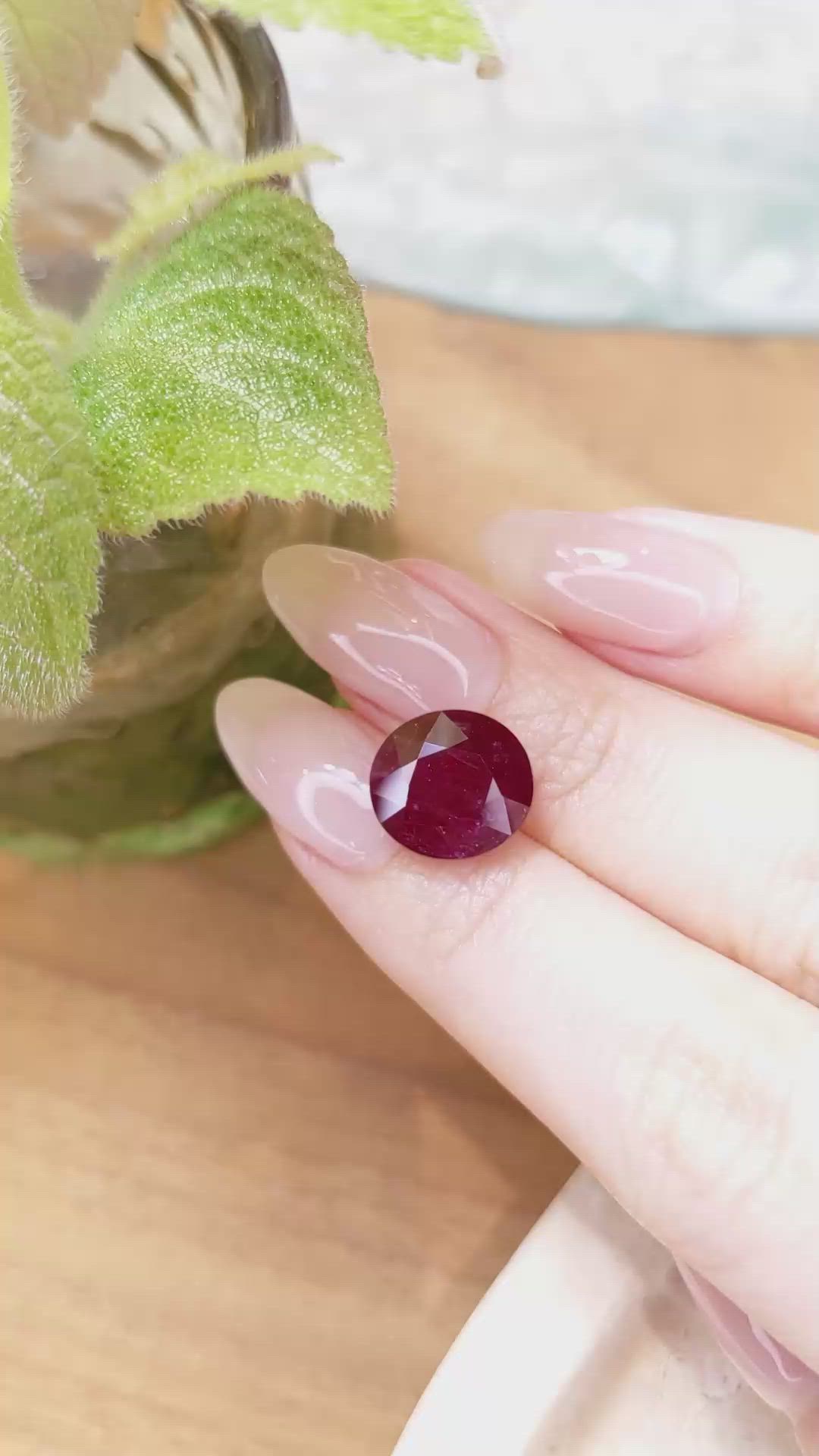 7.11 Ct. Ruby from Mozambique Size Video