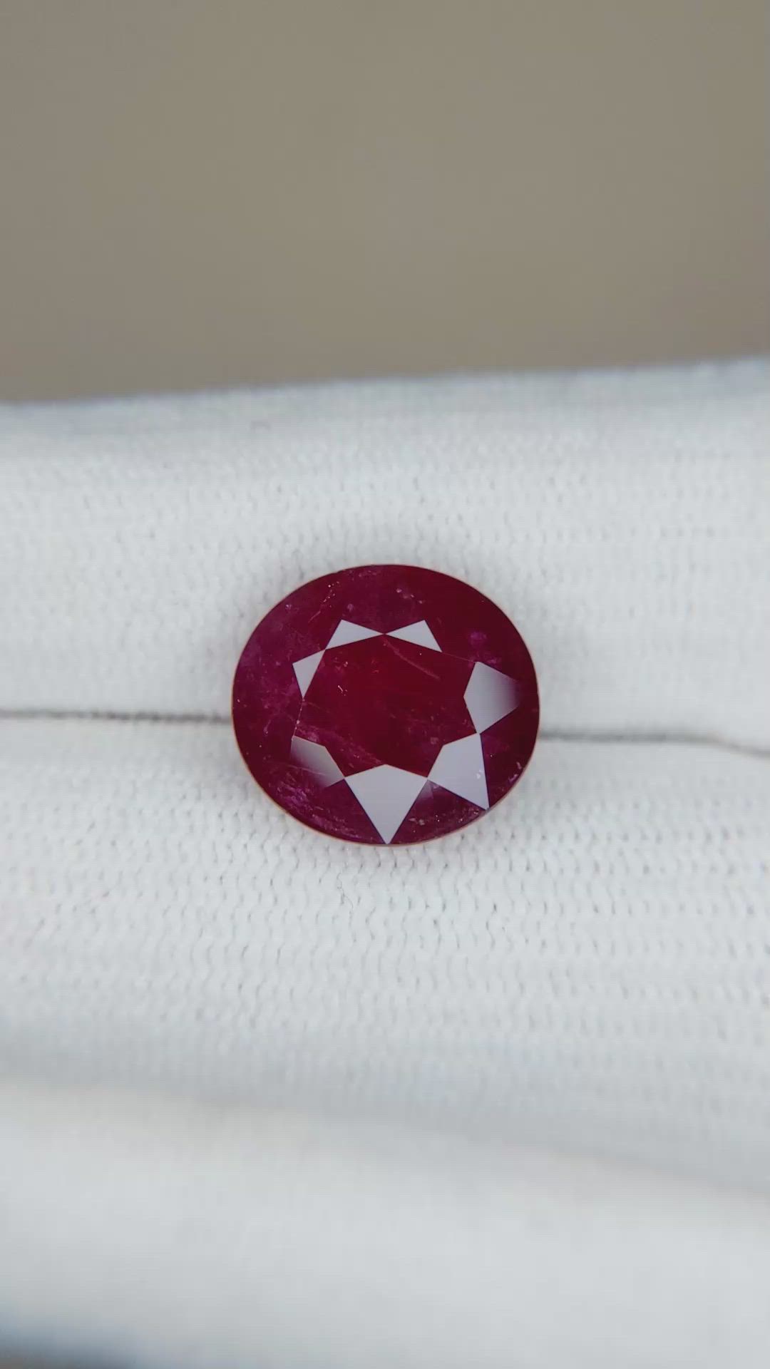7.11 Ct. Ruby from Mozambique Size Video