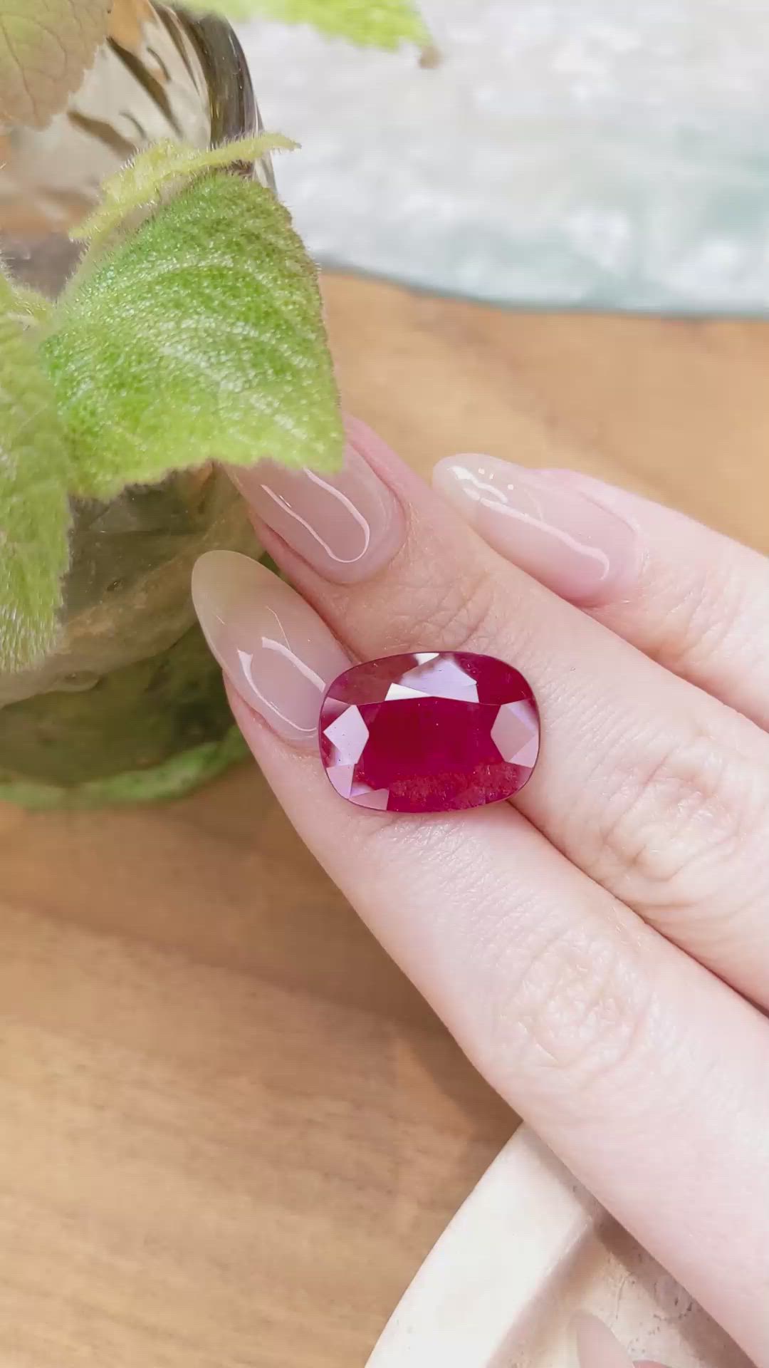 11.55 Ct. Ruby from Mozambique Size Video