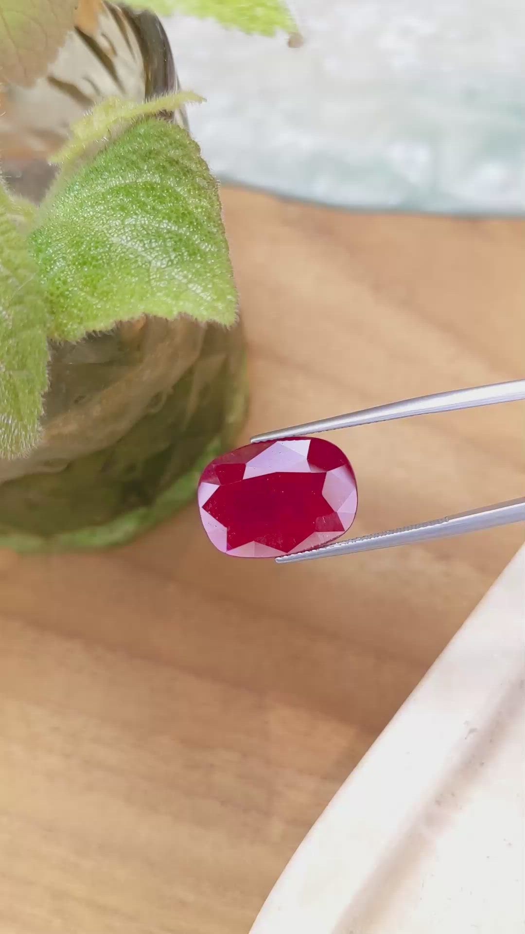 11.55 Ct. Ruby from Mozambique Size Video