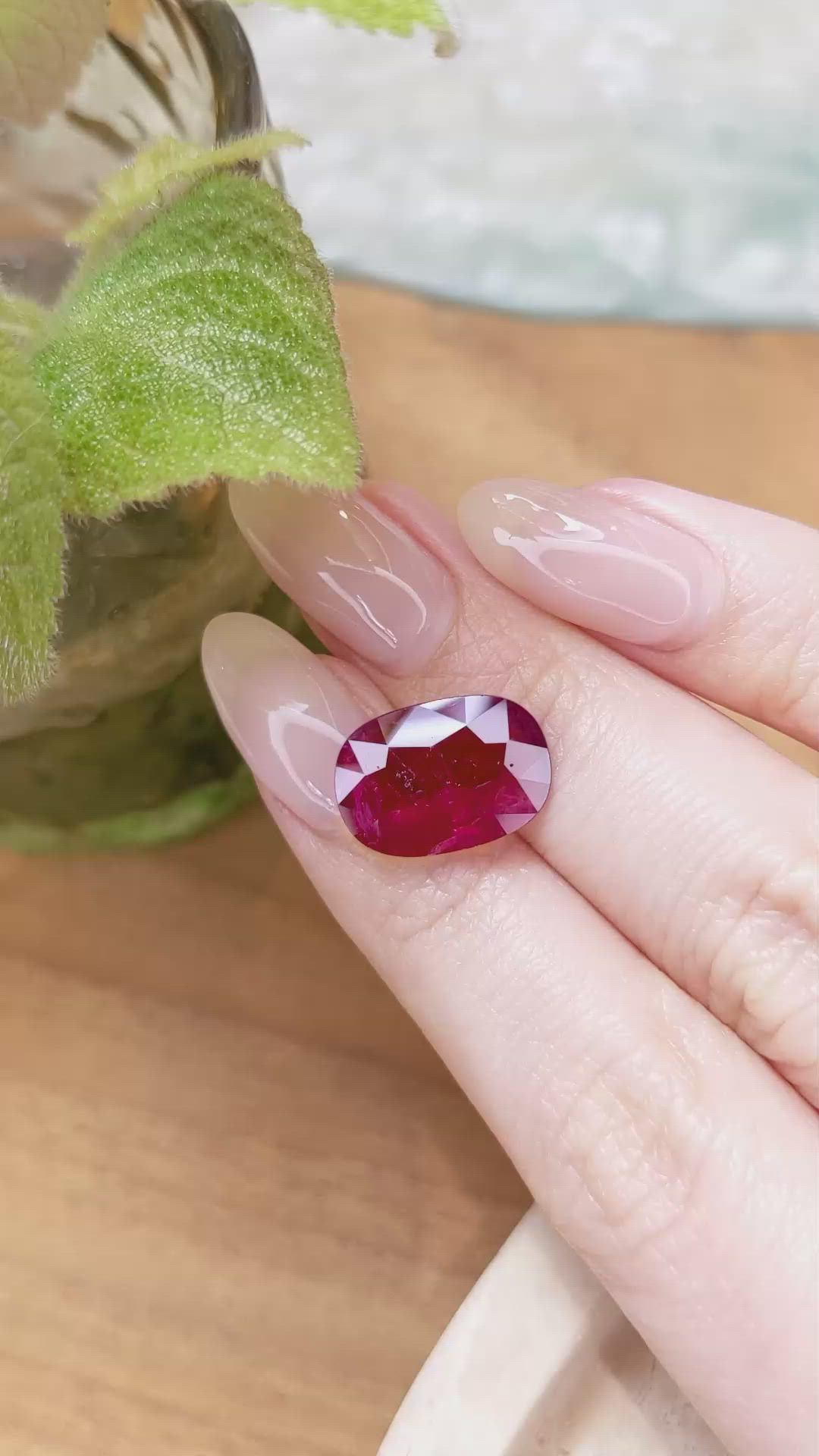 7.98 Ct. Ruby from Mozambique Size Video