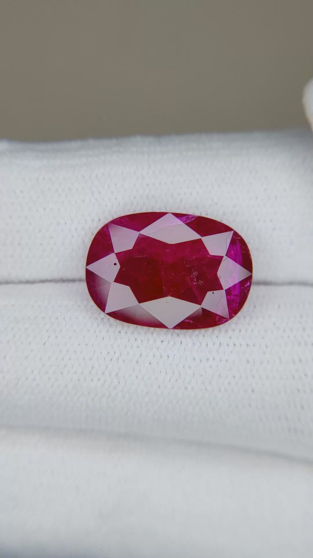 7.98 Ct. Ruby from Mozambique Size Video