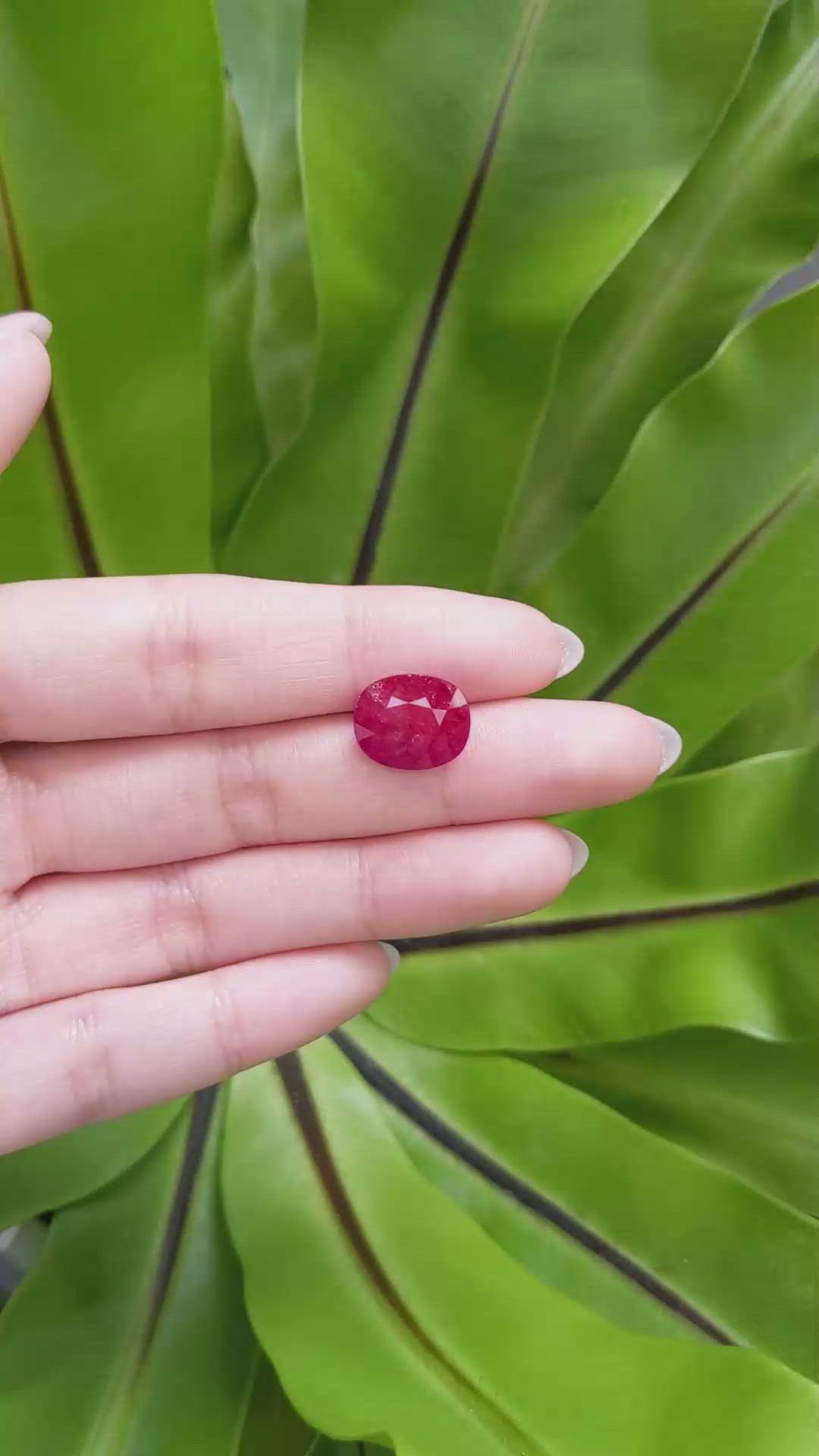 8.50 Ct. Ruby from Mozambique Size Video