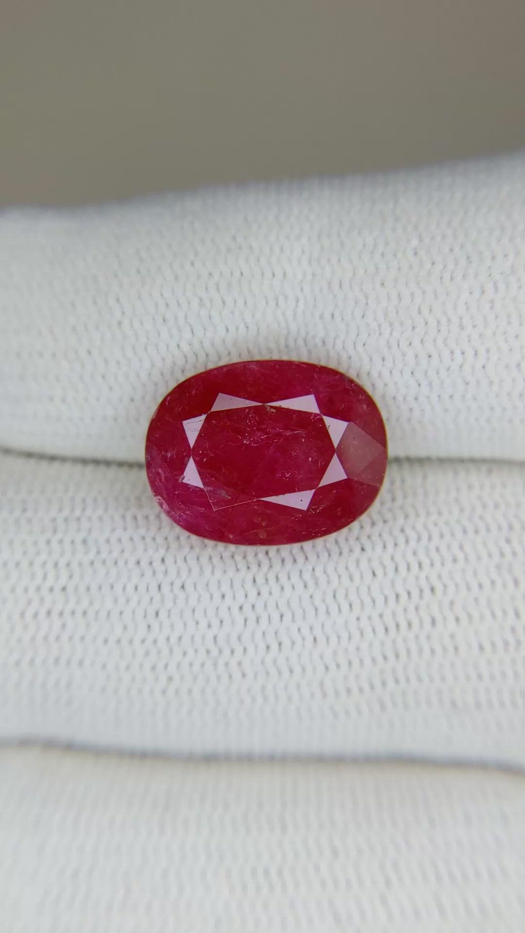 8.42 Ct. Ruby from Mozambique Size Video