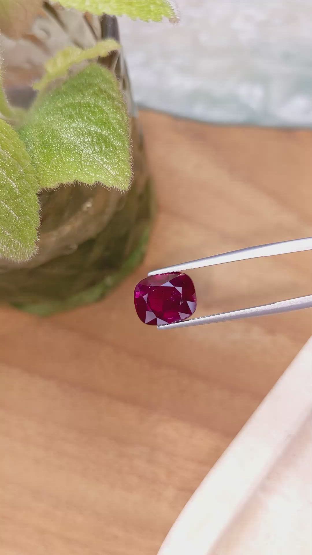 7.01 Ct. Ruby from Mozambique Size Video