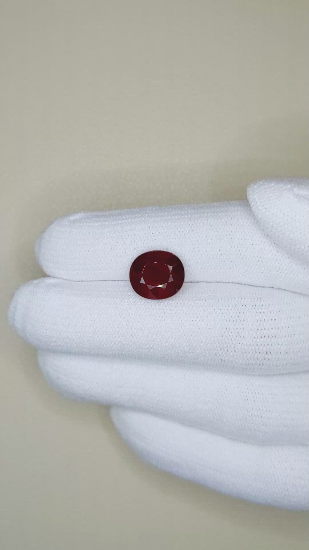 5.04 Ct. Ruby from Mozambique Size Video