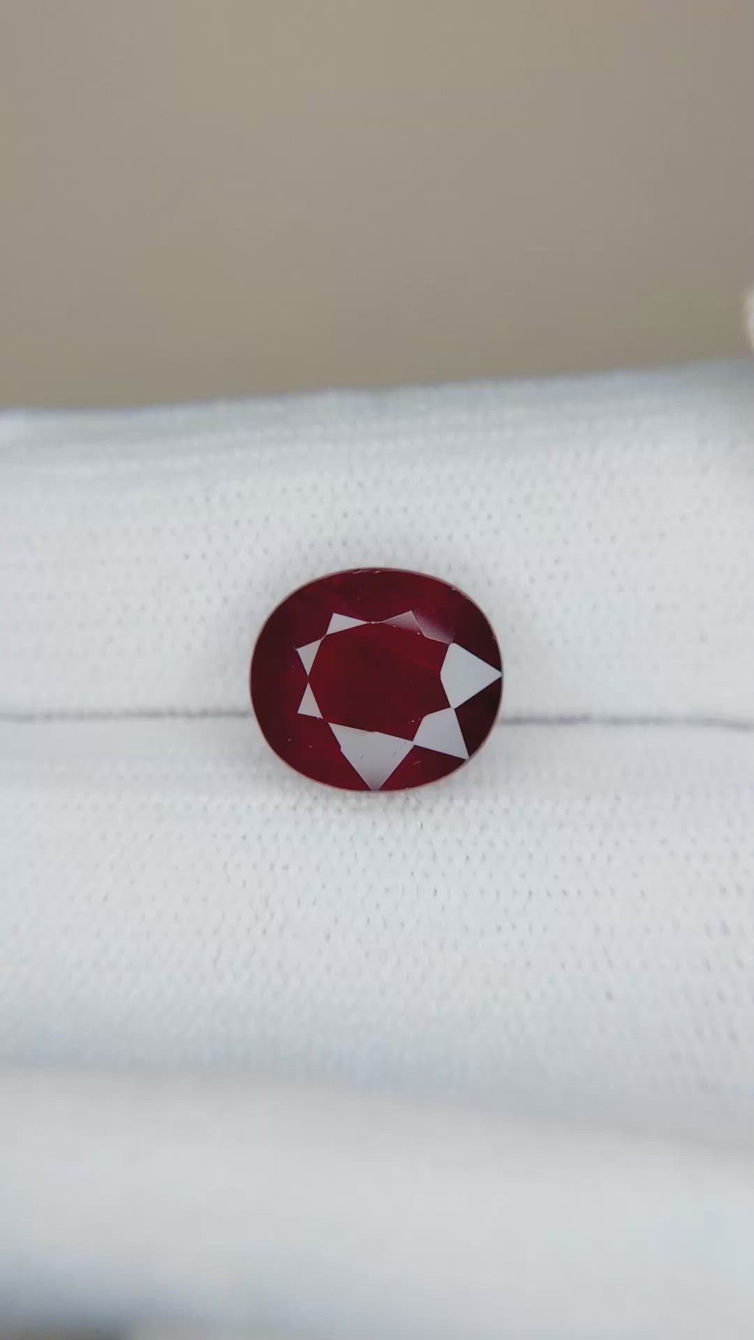 5.04 Ct. Ruby from Mozambique Size Video