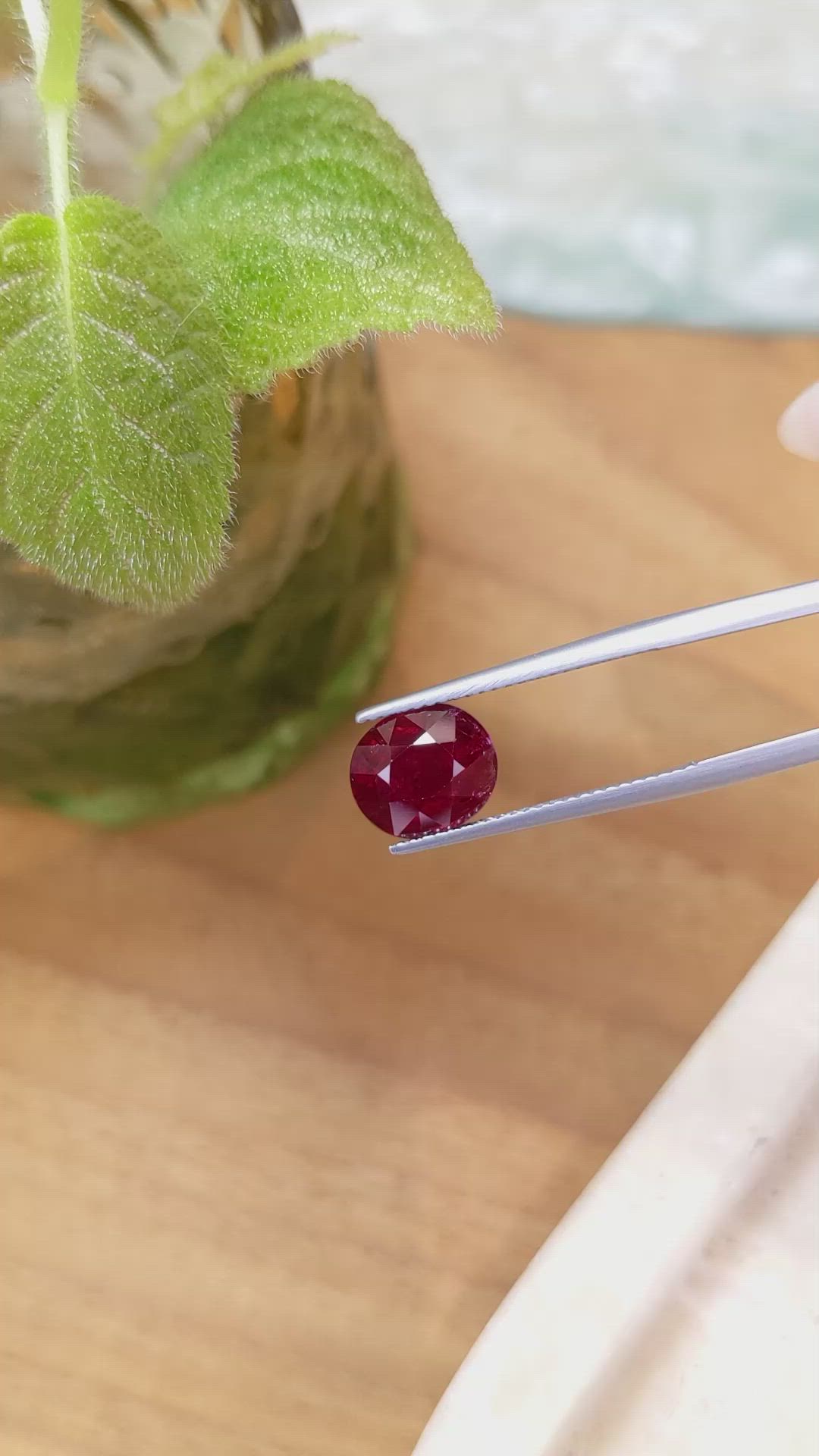 4.20 Ct. Ruby from Mozambique Size Video