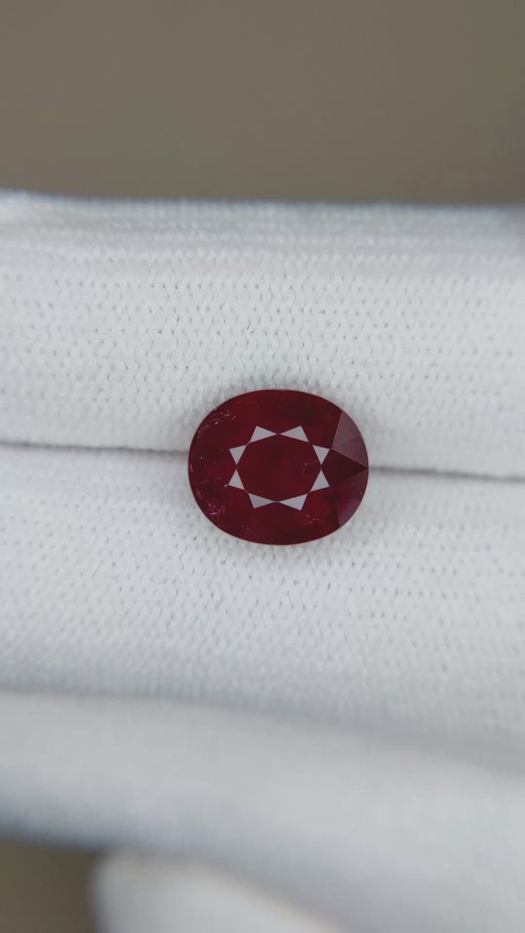 4.20 Ct. Ruby from Mozambique Size Video