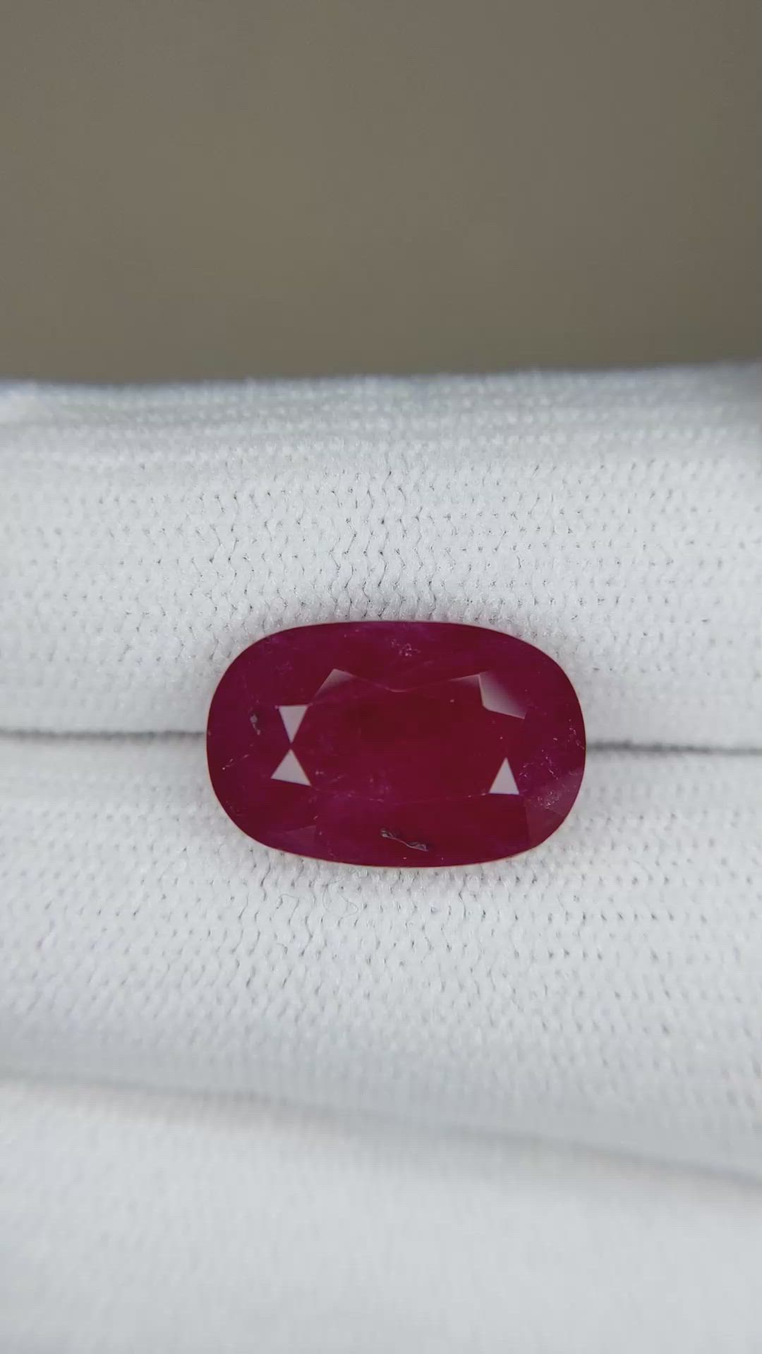 7.12 Ct. Ruby from Mozambique Size Video