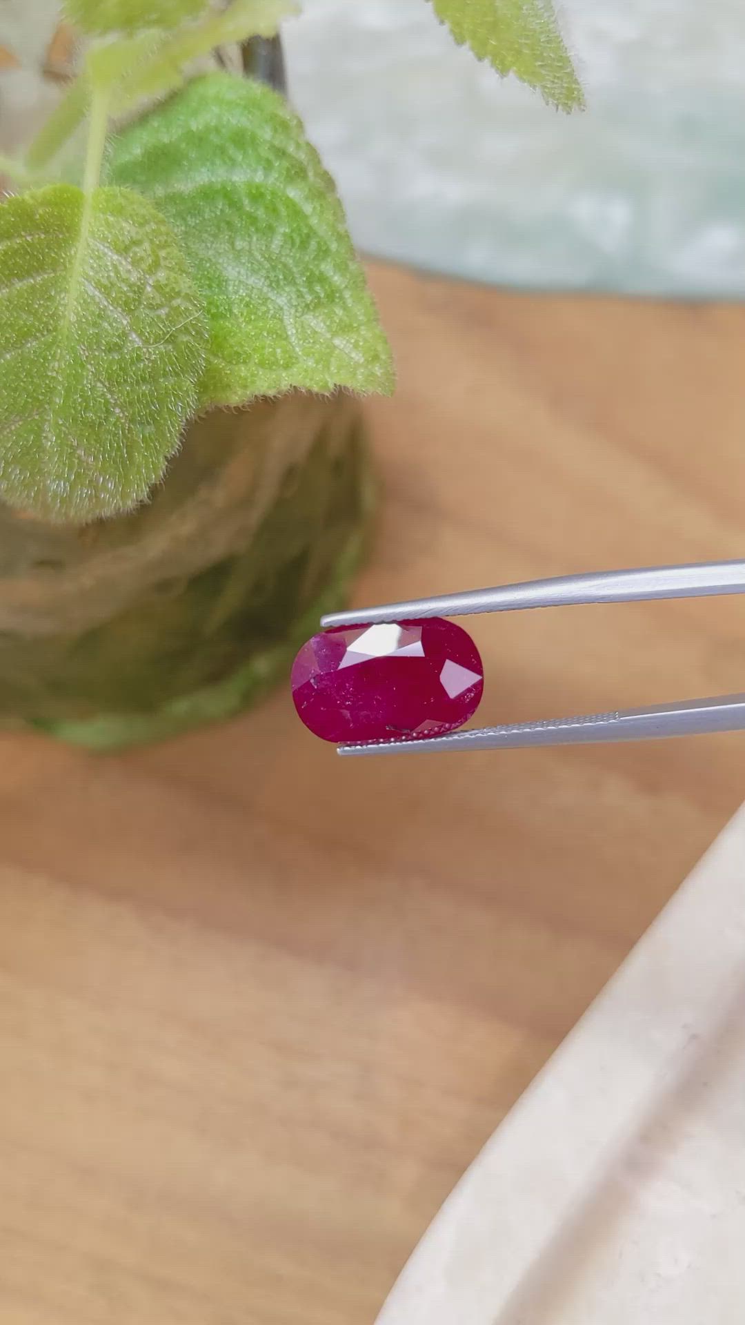 7.12 Ct. Ruby from Mozambique Size Video