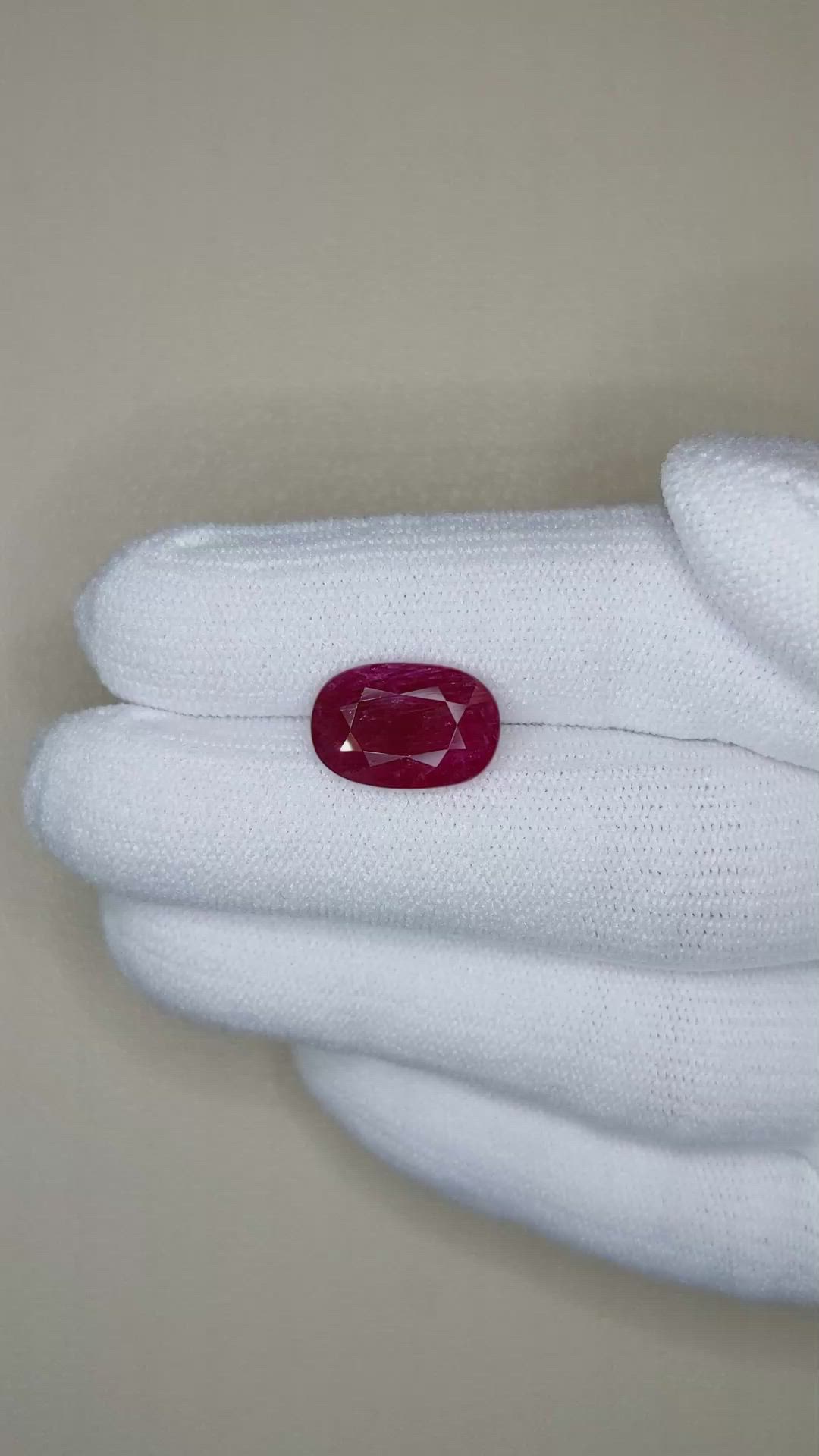 5.10 Ct. Ruby from Mozambique Size Video