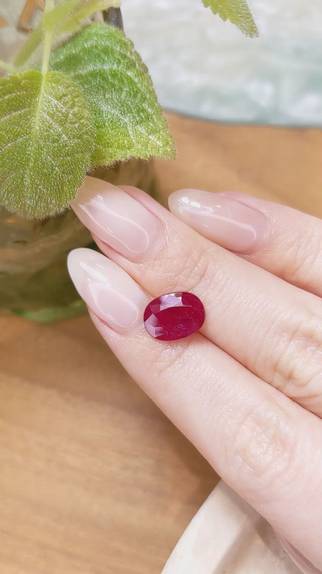 3.12 Ct. Ruby from Mozambique Size Video