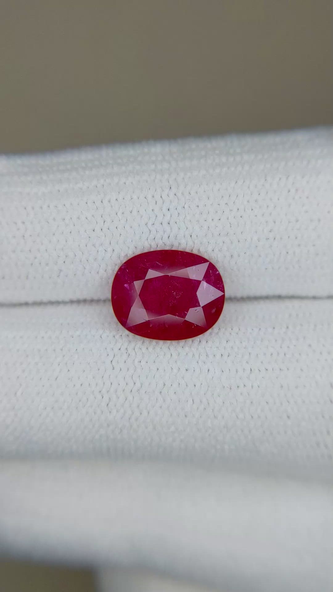 2.77 Ct. Ruby from Mozambique Size Video