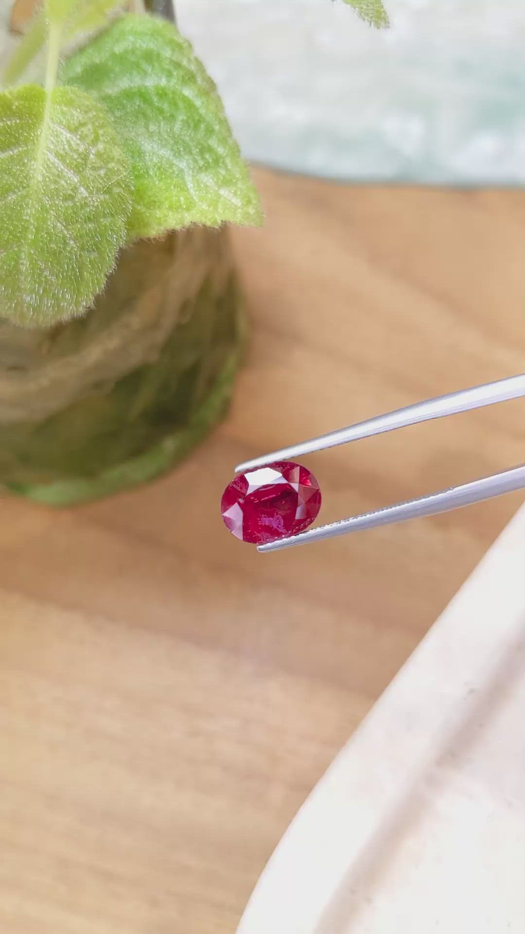 3.00 Ct. Ruby from Mozambique Size Video