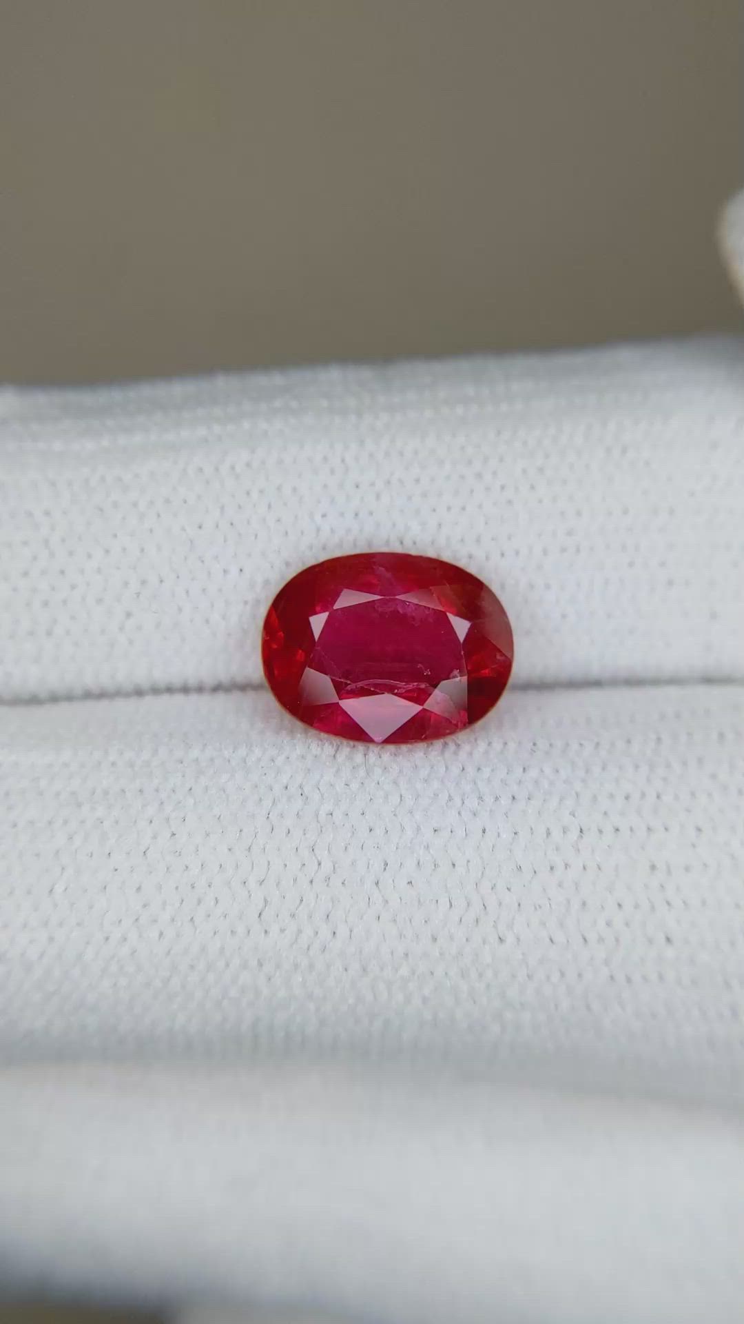 3.00 Ct. Ruby from Mozambique Size Video
