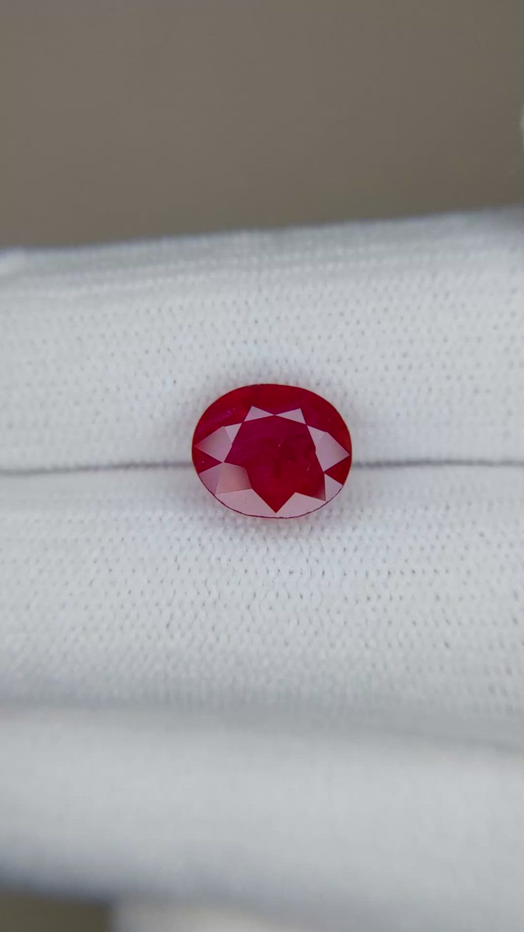 3.63 Ct. Ruby from Mozambique Size Video