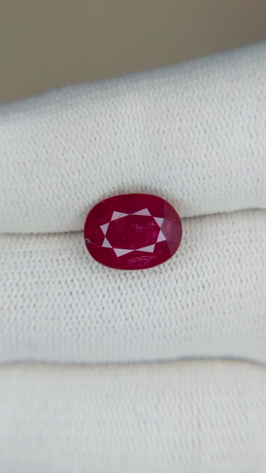 4.43 Ct. Ruby from Mozambique Size Video