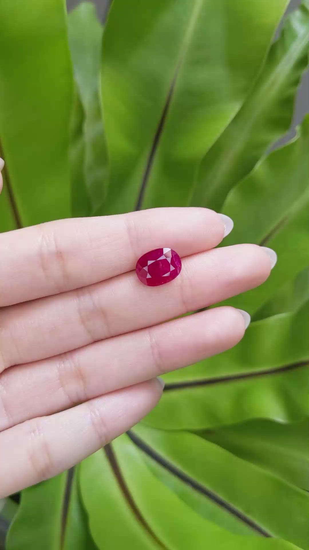 5.03 Ct. Ruby from Mozambique Size Video