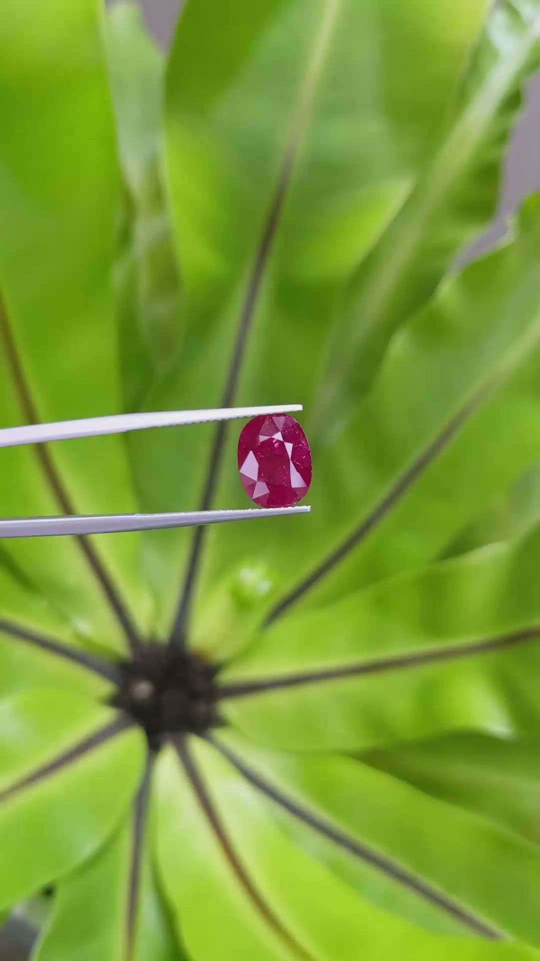 4.01 Ct. Ruby from Mozambique Size Video