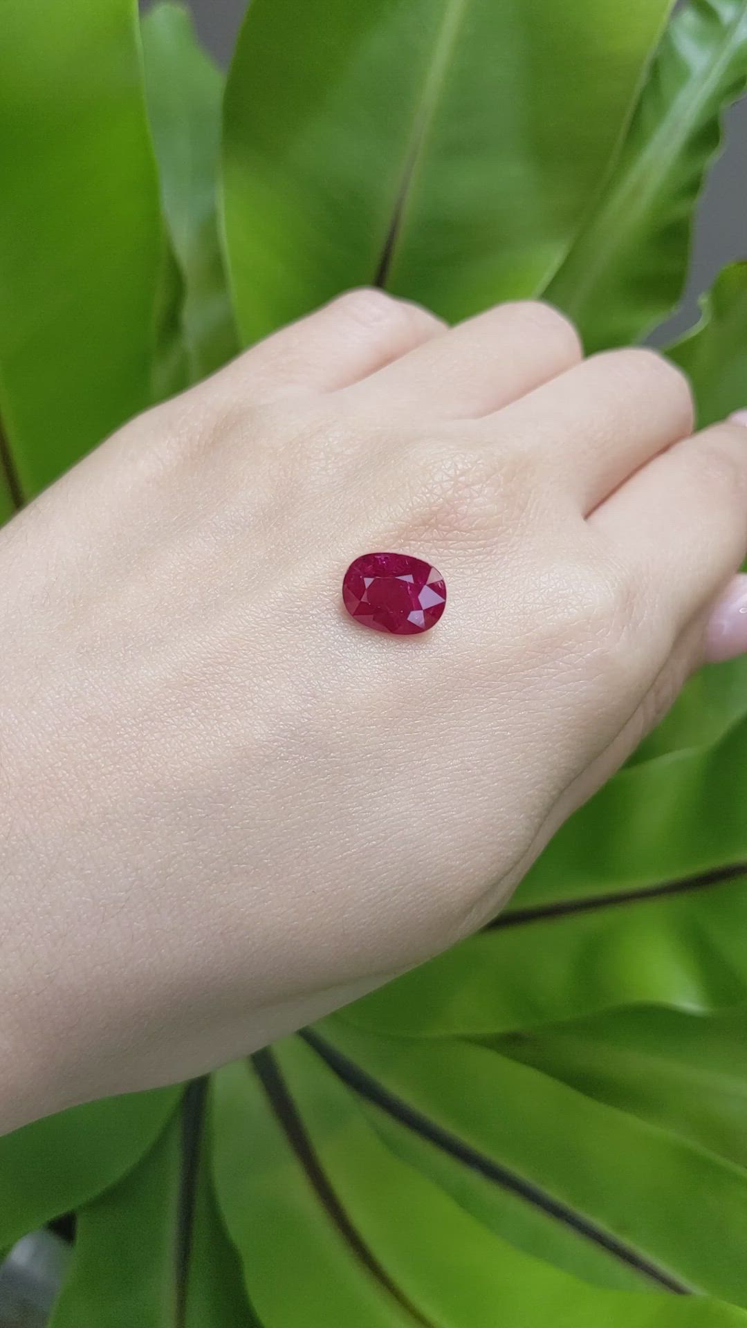 4.01 Ct. Ruby from Mozambique Size Video